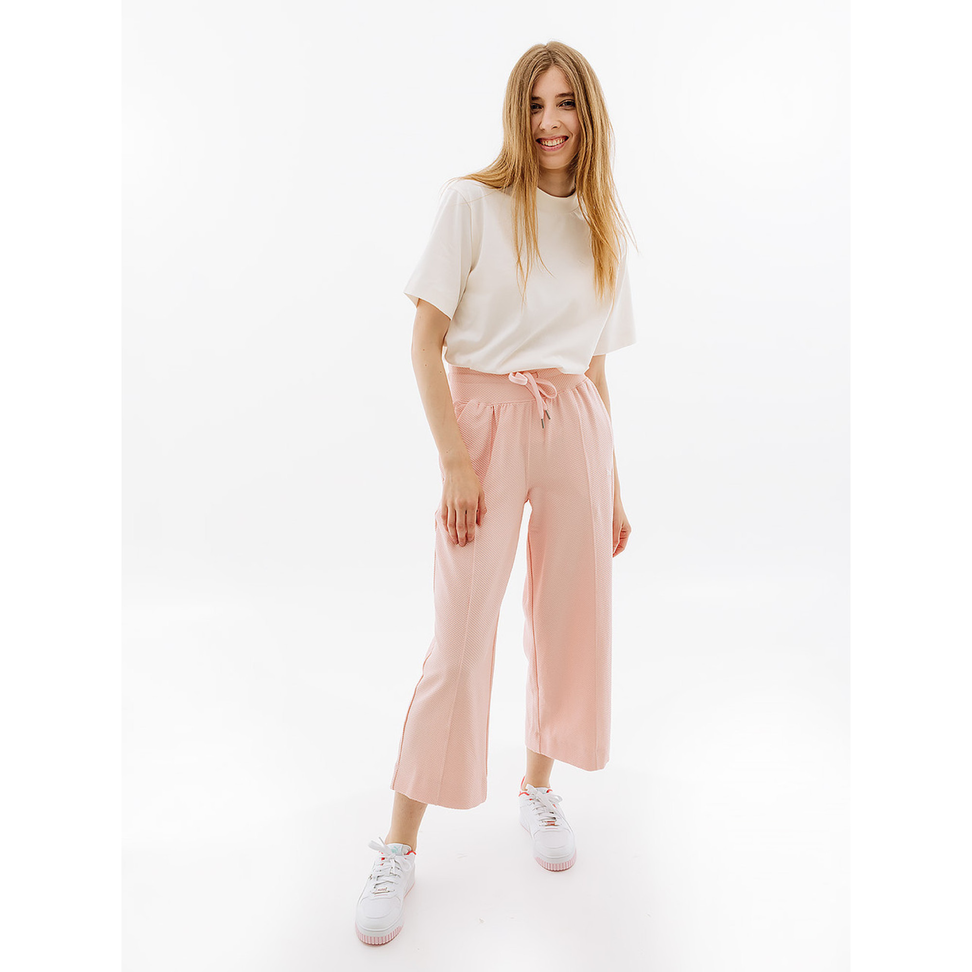 Женская Футболка Puma YONA SUNP Mock Neck Tee Бежевый XS (7d53797765 XS) - 3 - Robinzon.ua