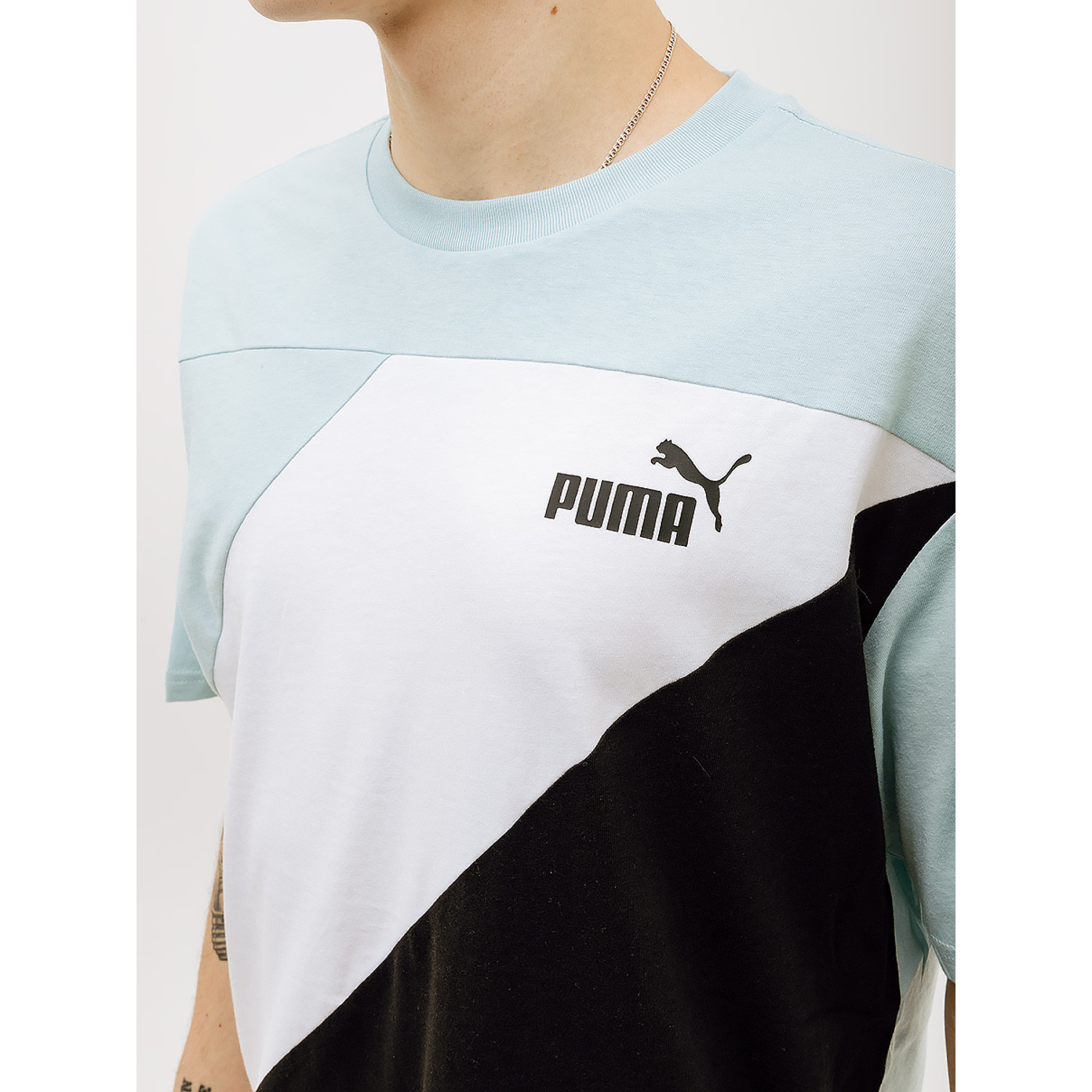 Мужская Футболка Puma POWER Colorblock Tee Разноцветный XL (7d67892922 XL) - 1 - Robinzon.ua