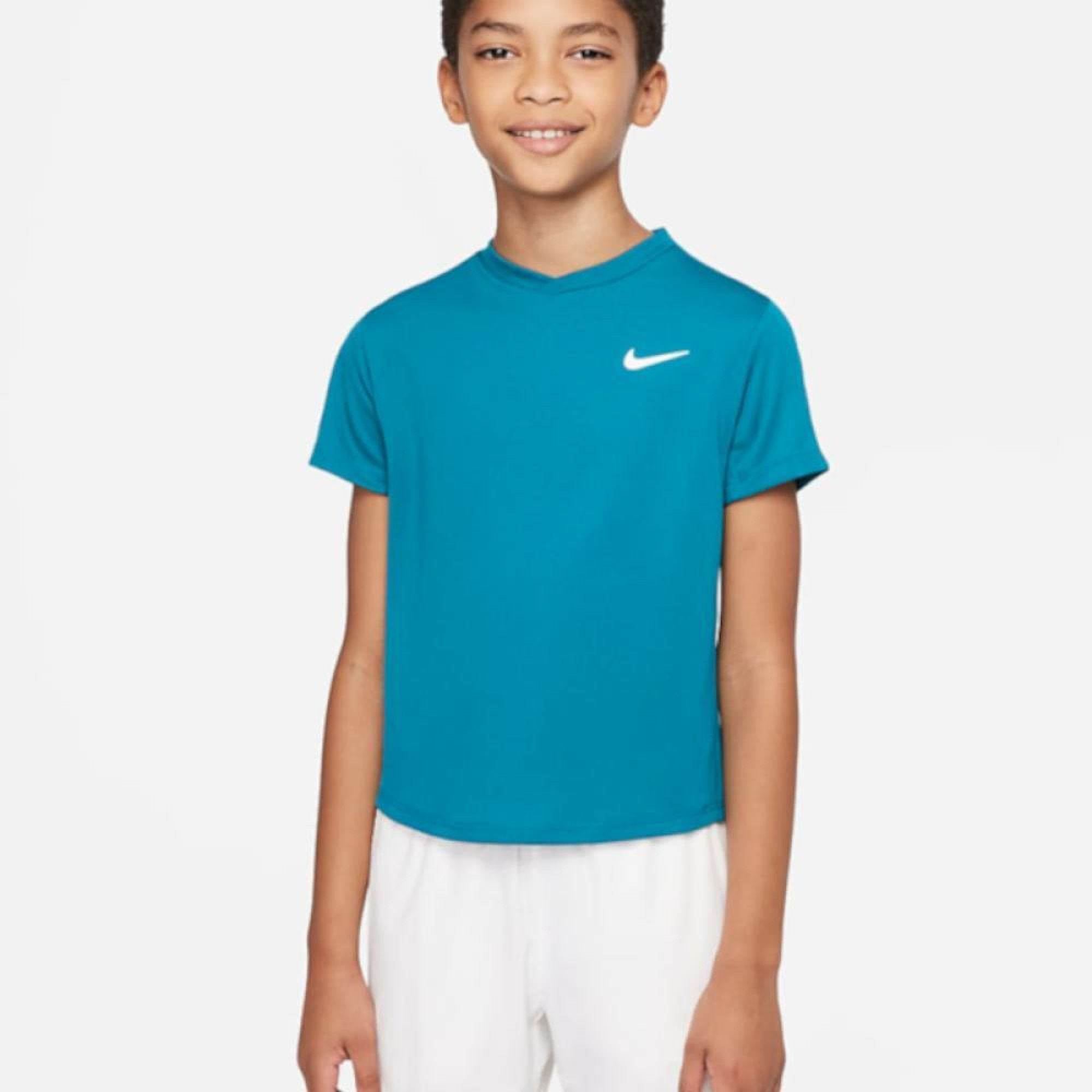 Дитяча Футболка Nike DF VICTORY SS TOP Синій 137-147 (CV7565-367 137-147) - Robinzon.ua