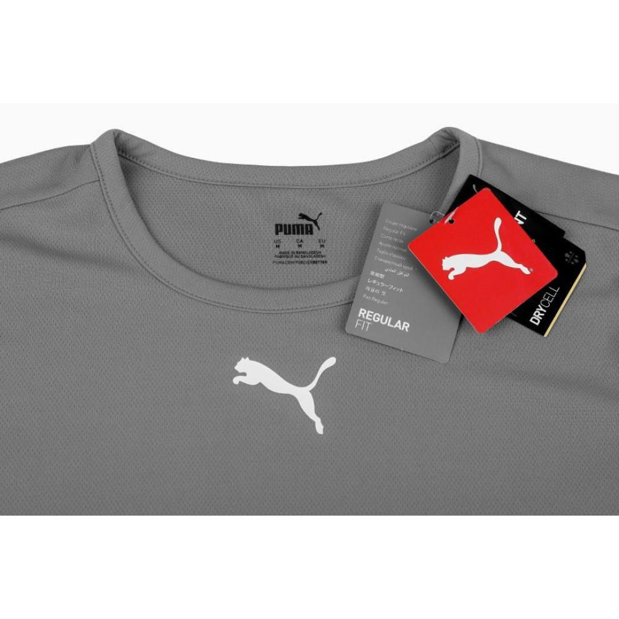 Футболка Puma teamRISE Jersey Jr сірий Діт 128 см 704938-13 128 - 2 - Robinzon.ua