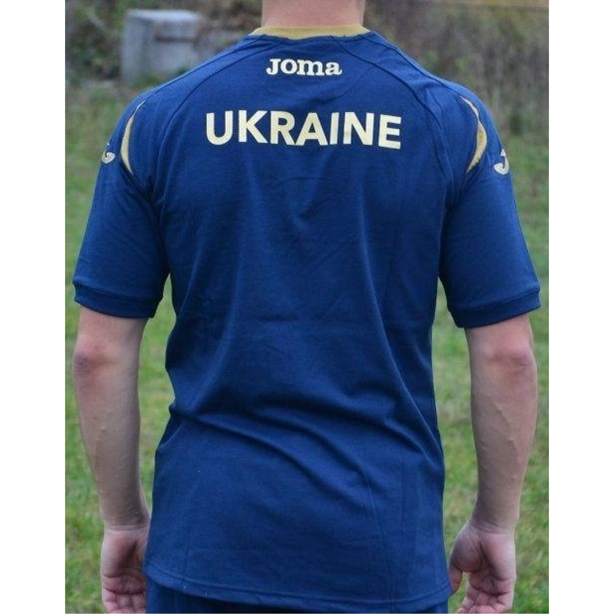Чоловіча футболка Joma UKRAINE темно-синій XS FFU201032.18 XS - 1 - Robinzon.ua