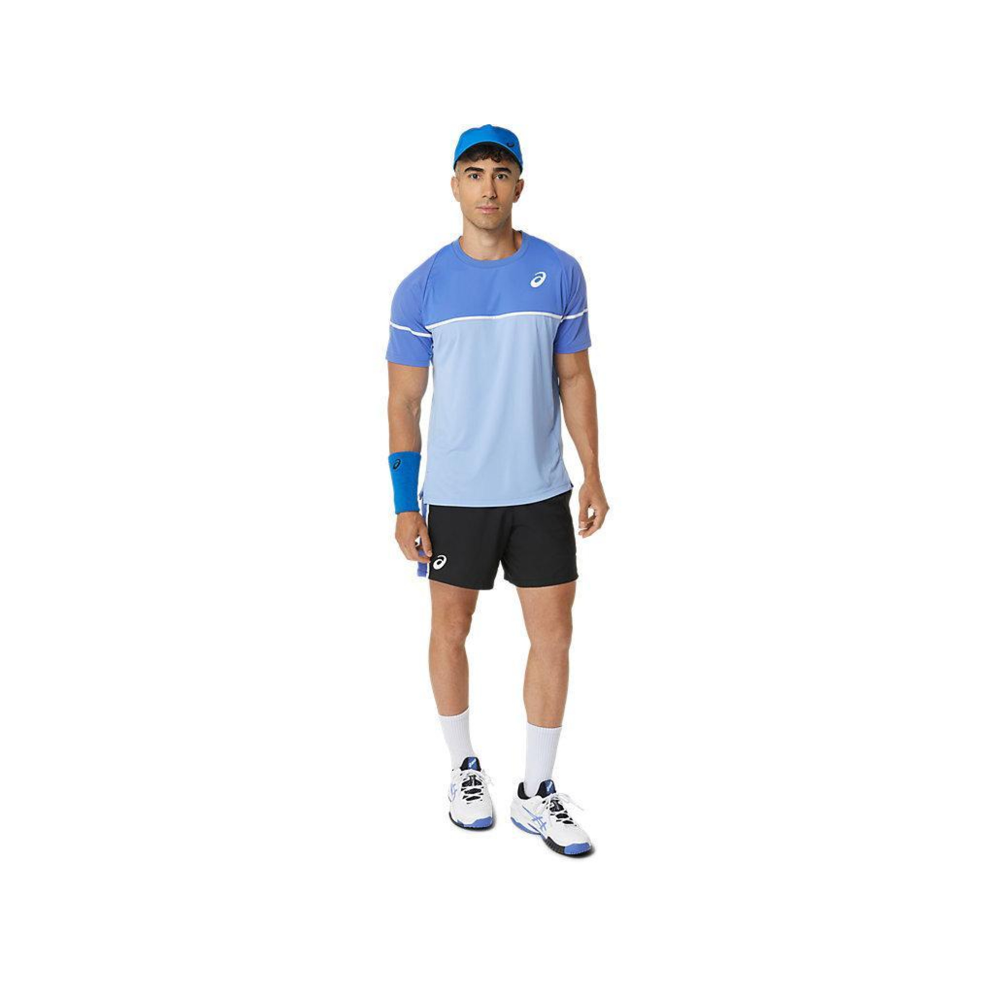 Чоловіча Футболка Asics GAME SS TOP Блакитний L (2041A292-403 L) - 2 - Robinzon.ua