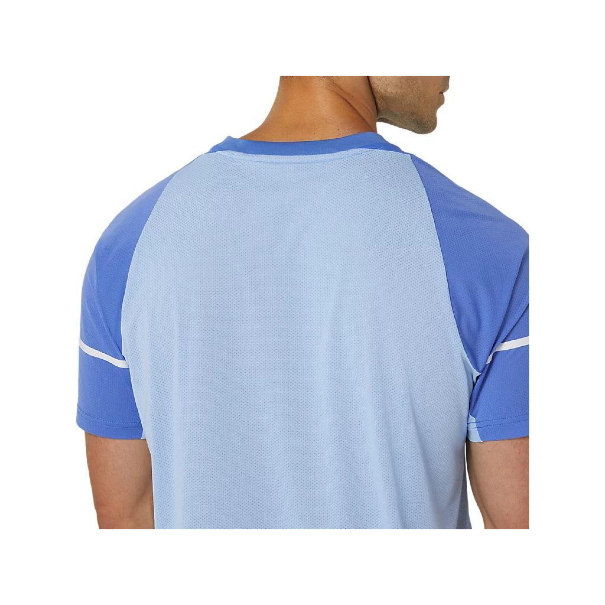 Чоловіча Футболка Asics GAME SS TOP Блакитний L (2041A292-403 L) - 4 - Robinzon.ua