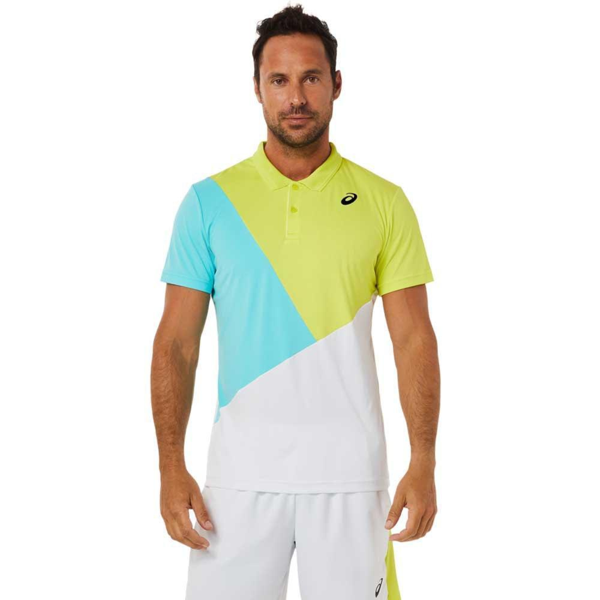Футболка чол.  Asics MEN COURT COLOR BLOCK PO (S) 2041A234-103 S - Robinzon.ua