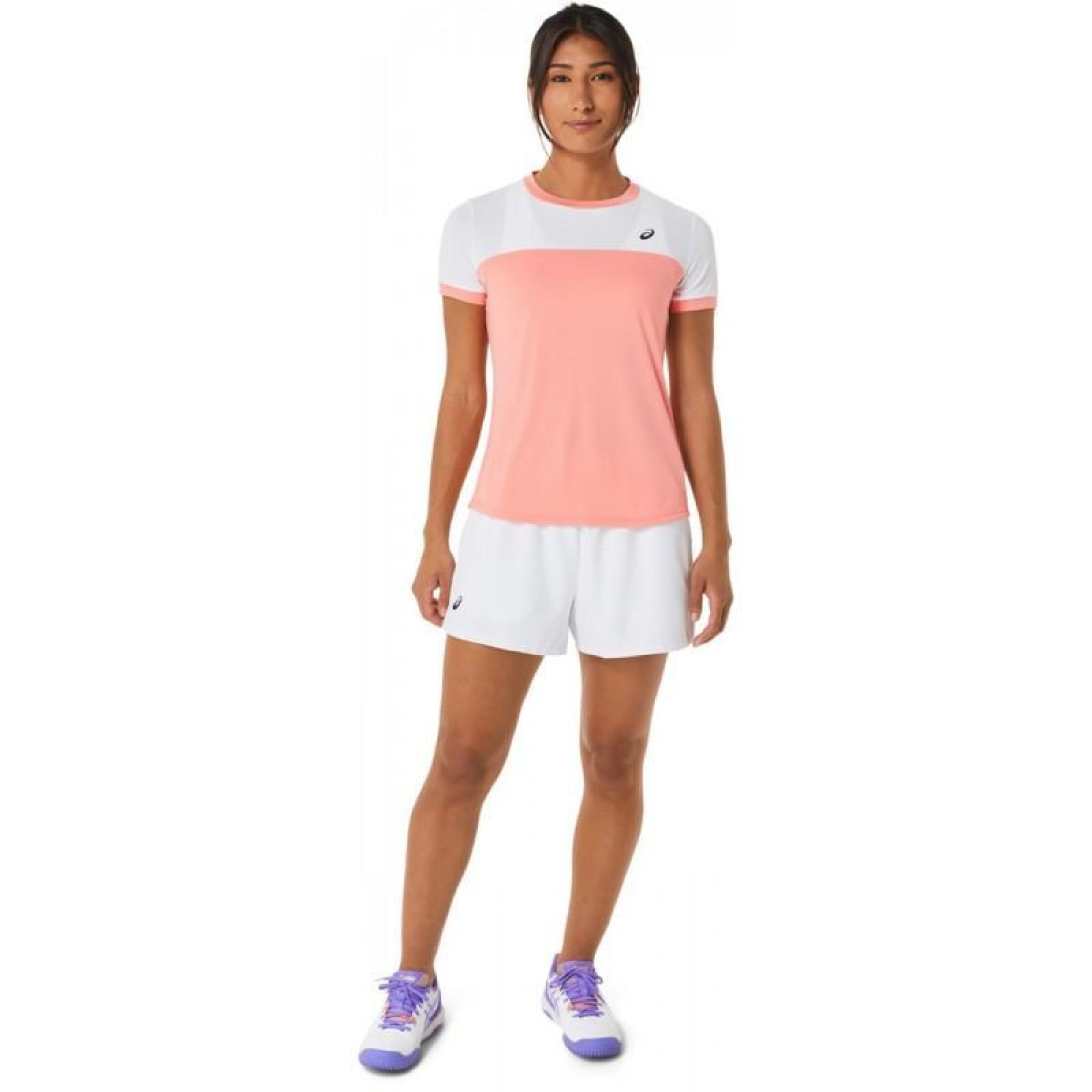 Жіноча Футболка Asics COURT SS TOP Кораловий L (2042A262-701 L) - 3 - Robinzon.ua