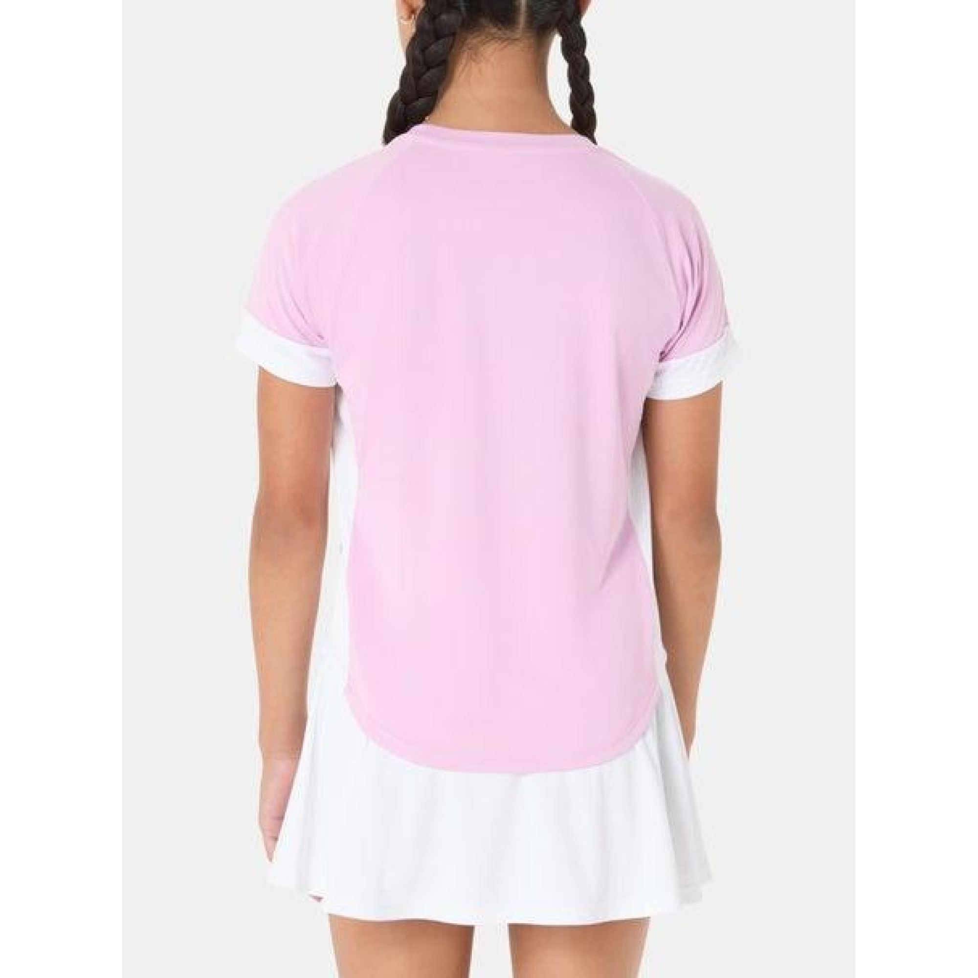 Дитяча Футболка Asics GIRLS TENNIS SS TOP Білий Рожевий 122-128 (2044A045-701 122-128) - 1 - Robinzon.ua