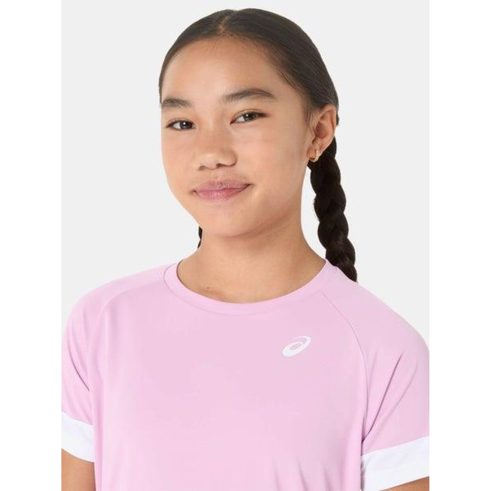 Дитяча Футболка Asics GIRLS TENNIS SS TOP Білий Рожевий 122-128 (2044A045-701 122-128) - 2 - Robinzon.ua