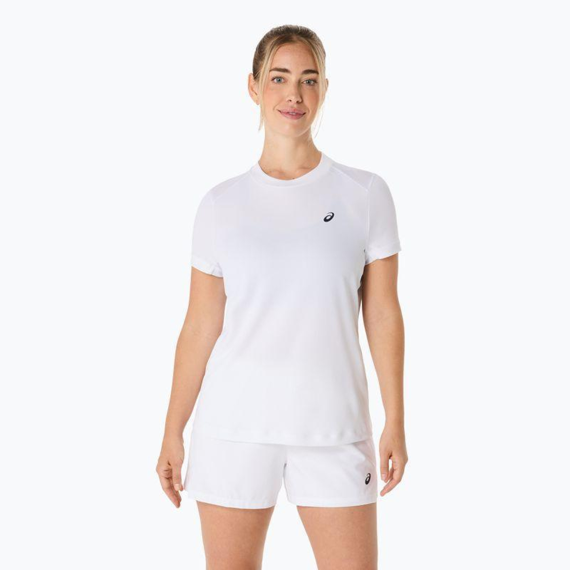 Жіноча Футболка Asics COURT SS TOP Білий M (2042A371-100 M) - Robinzon.ua