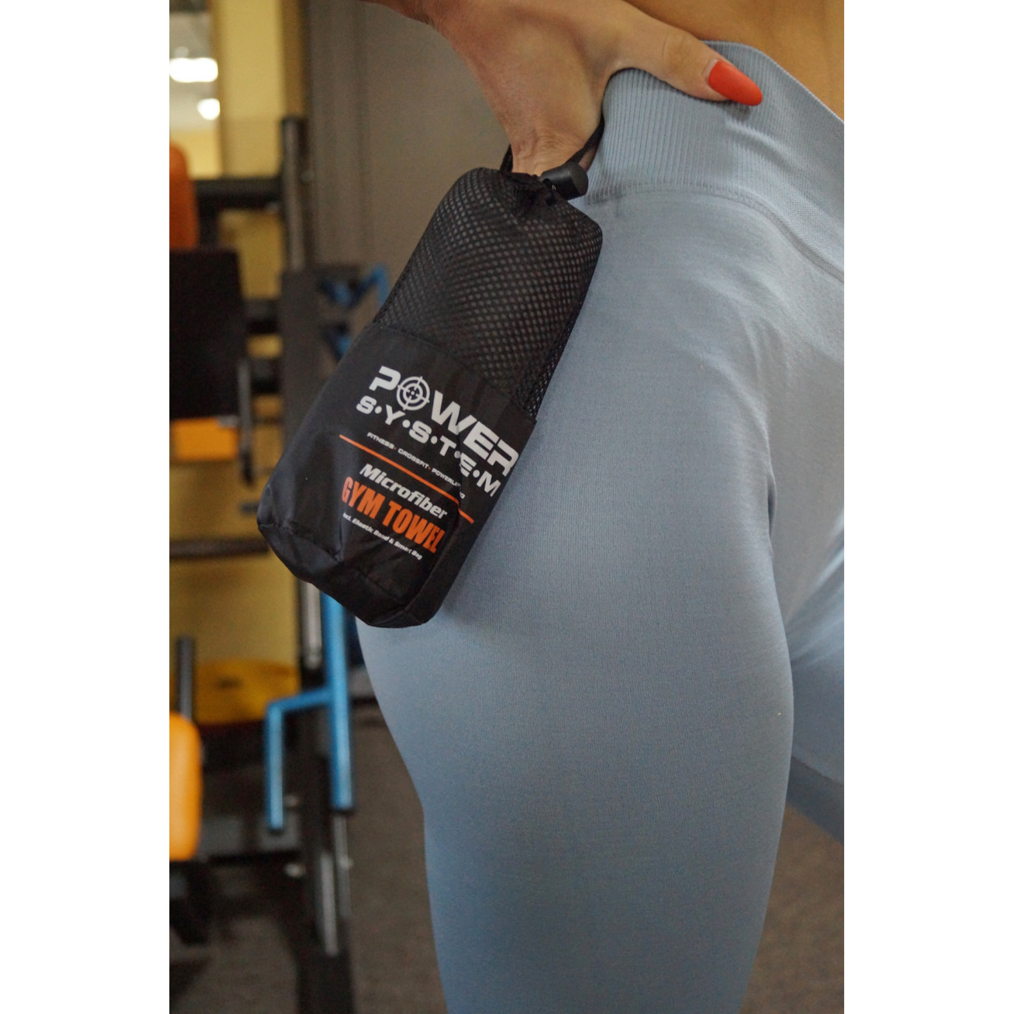 Рушник для фітнесу та спорту Power System PS-7005 темно-синій 100*50см - 4 - Robinzon.ua