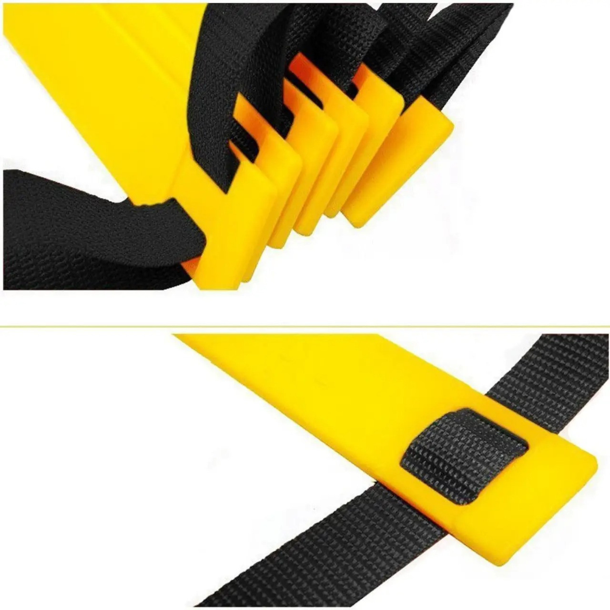 Координаційні сходи для тренування швидкості Power System PS-4087 Agility Speed Ladder Black/Yellow - 4 - Robinzon.ua