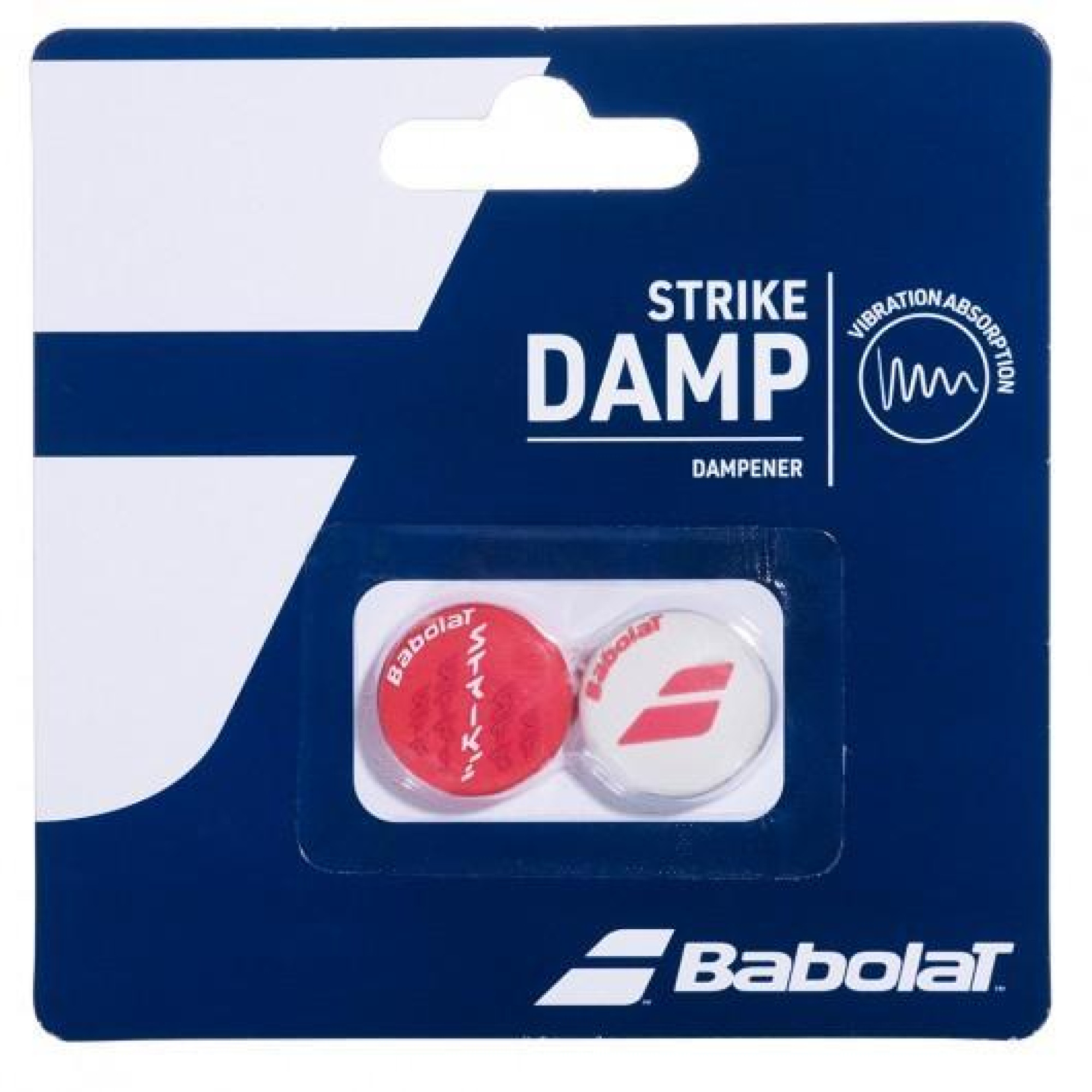 Віброгасник Babolat Strike damp X 2 Червоний Білий (700124-100) - Robinzon.ua