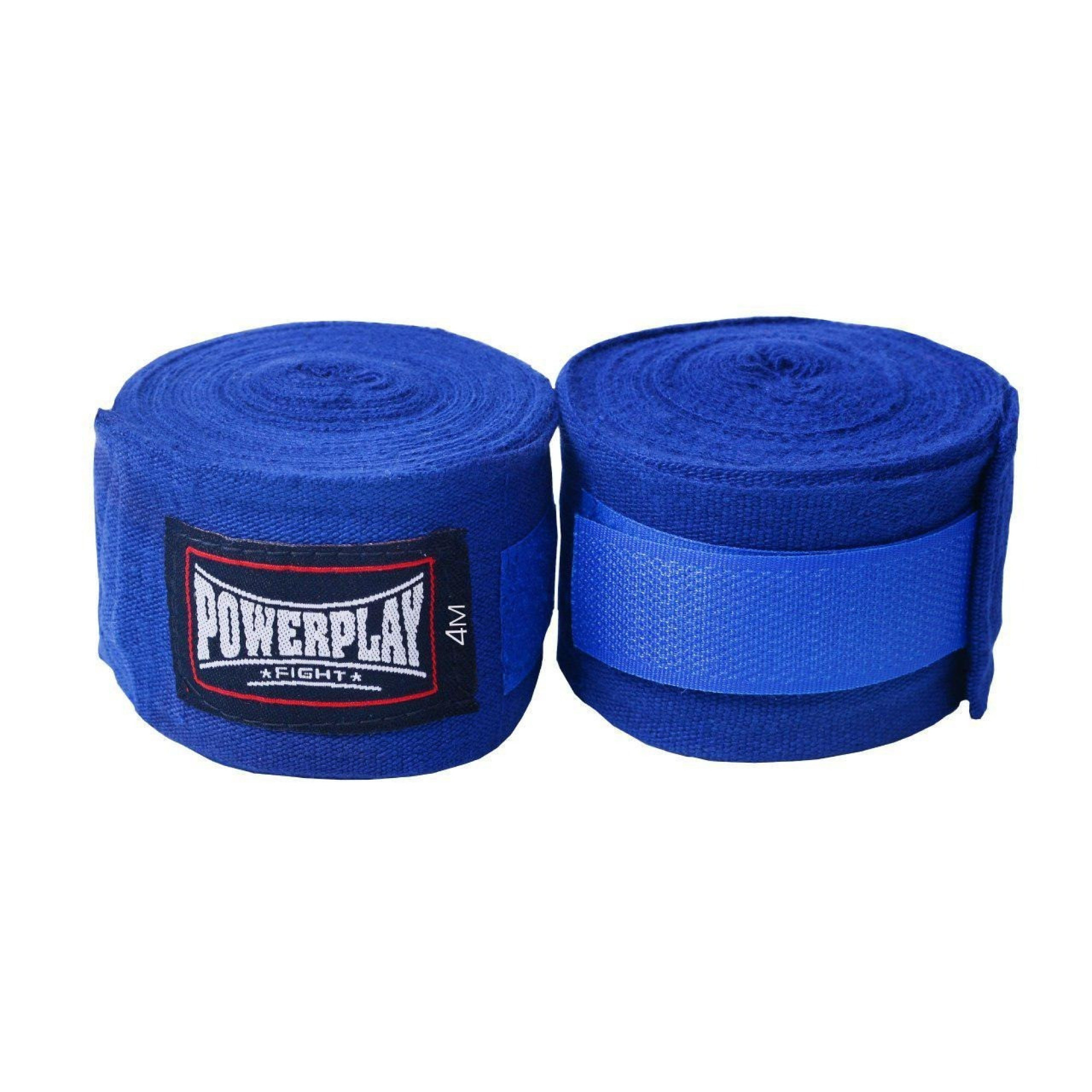 Бинти для боксу PowerPlay 3047 Сині Lycra (спандекс) (4,5м) - 6 - Robinzon.ua