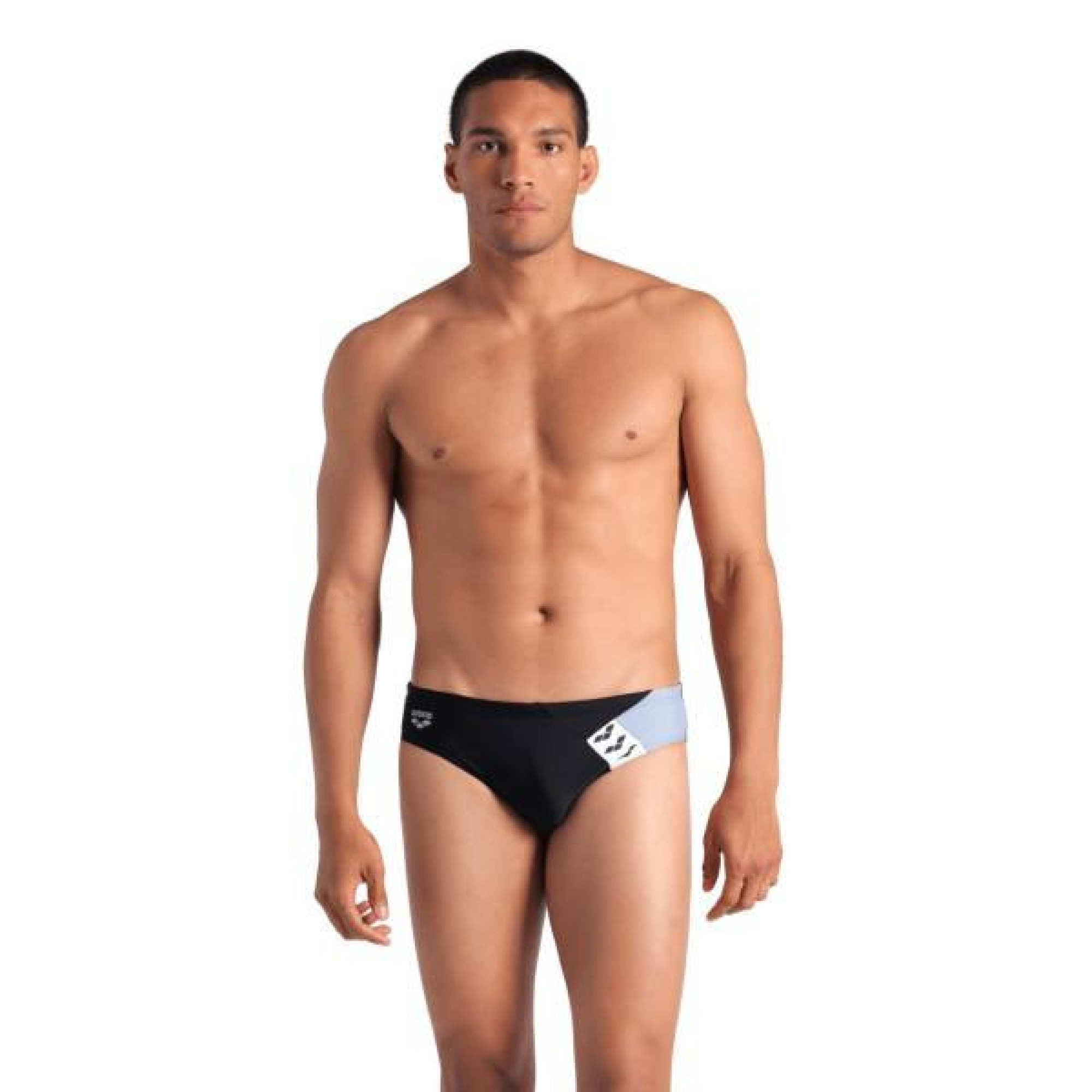 Плавки-сліпи для чоловікі Arena STRIPE SWIM BRIEFS чорний, сірий Чол 105 007929-550 105 - 2 - Robinzon.ua