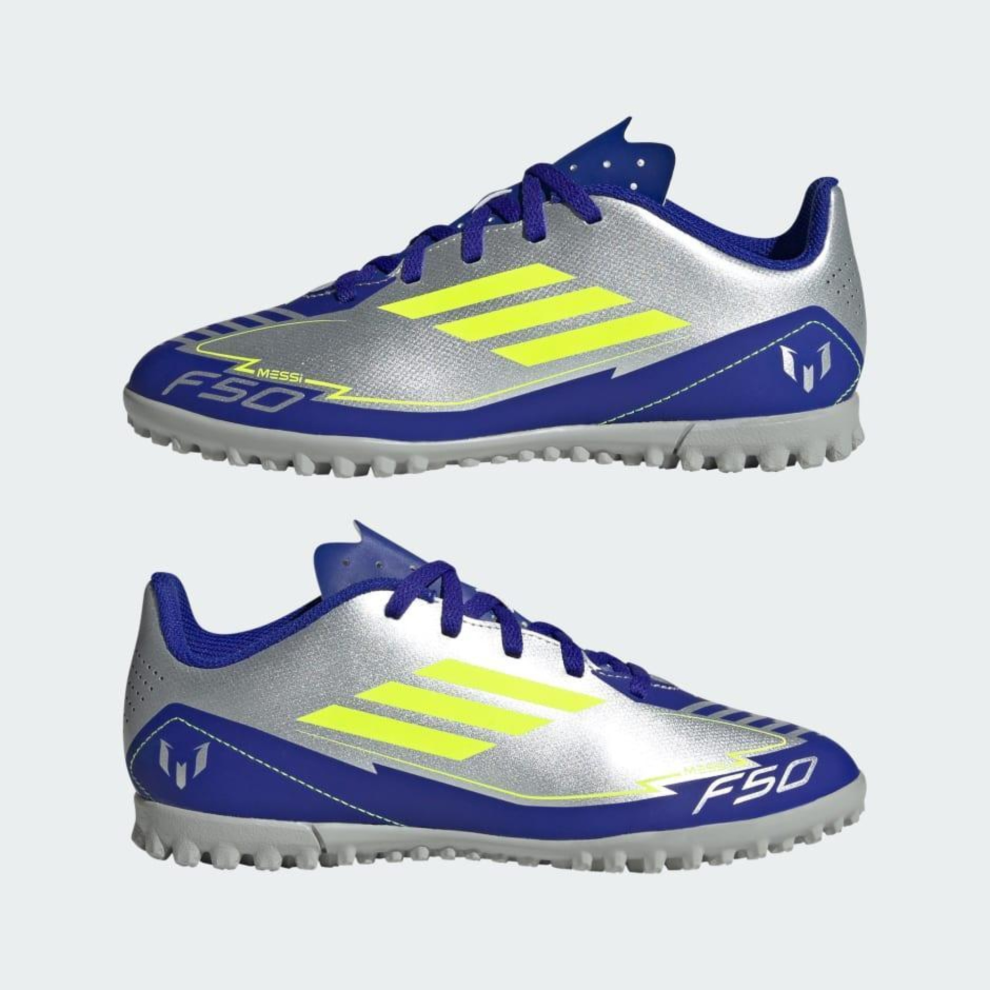 Дитячі Сороконіжки Adidas F50 CLUB TF J MESSI Cріблястий 37.5 (IH0923 37.5) - 3 - Robinzon.ua