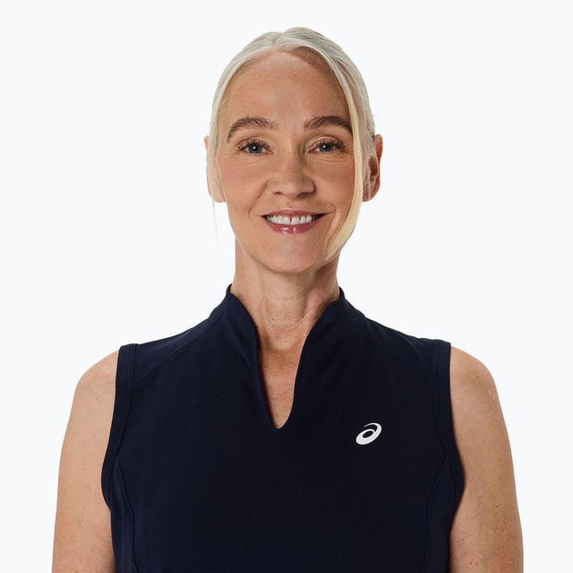 Жіноча тенісна Майка Asics  COURT TANK MIDNIGHT Темно-синій XS (2042A370-400 XS) - 2 - Robinzon.ua