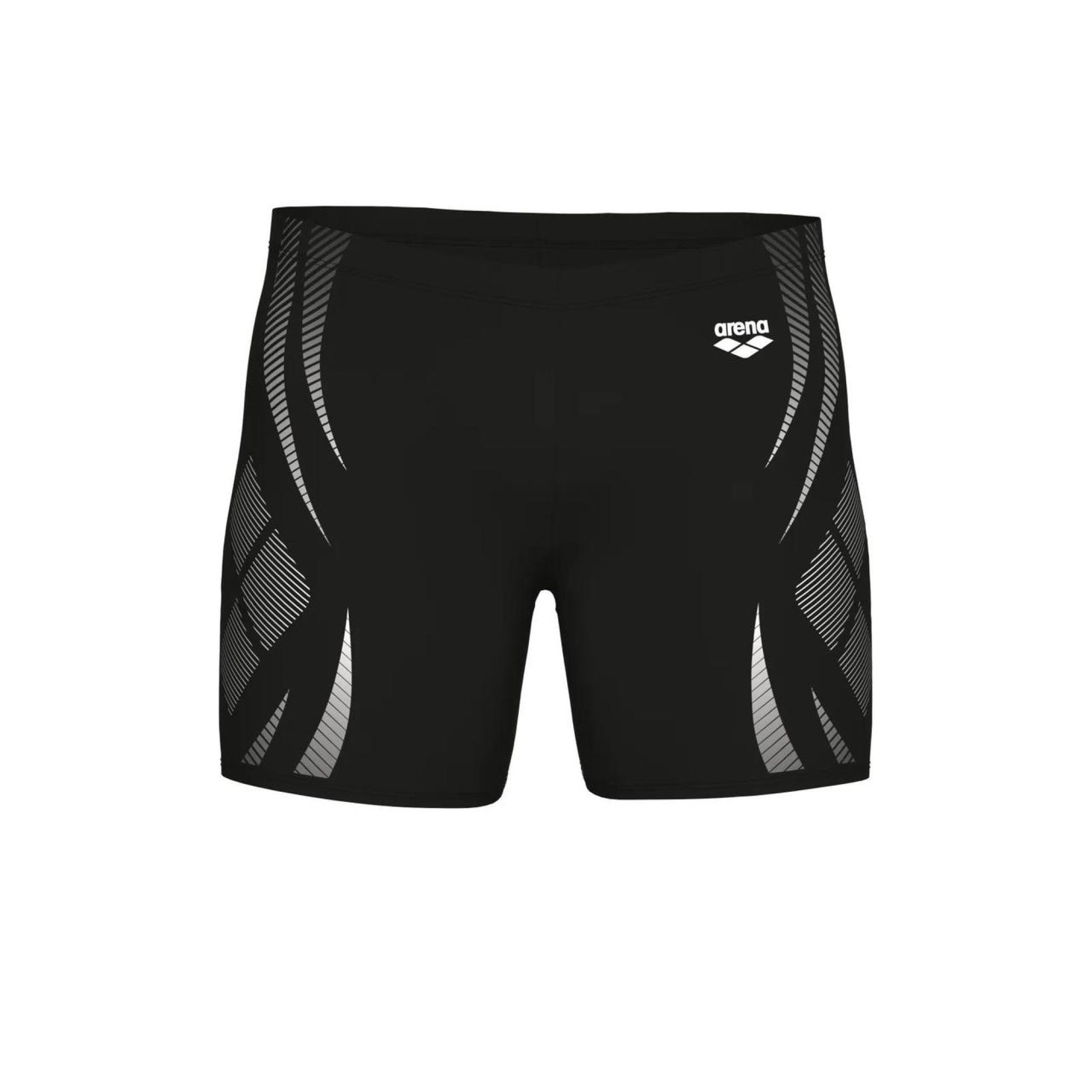 Плавки-шорти для чоловіків Arena POSEIDONIA SWIM MID JAMMER чорний, білий Чол 90 009091-501 90 - Robinzon.ua