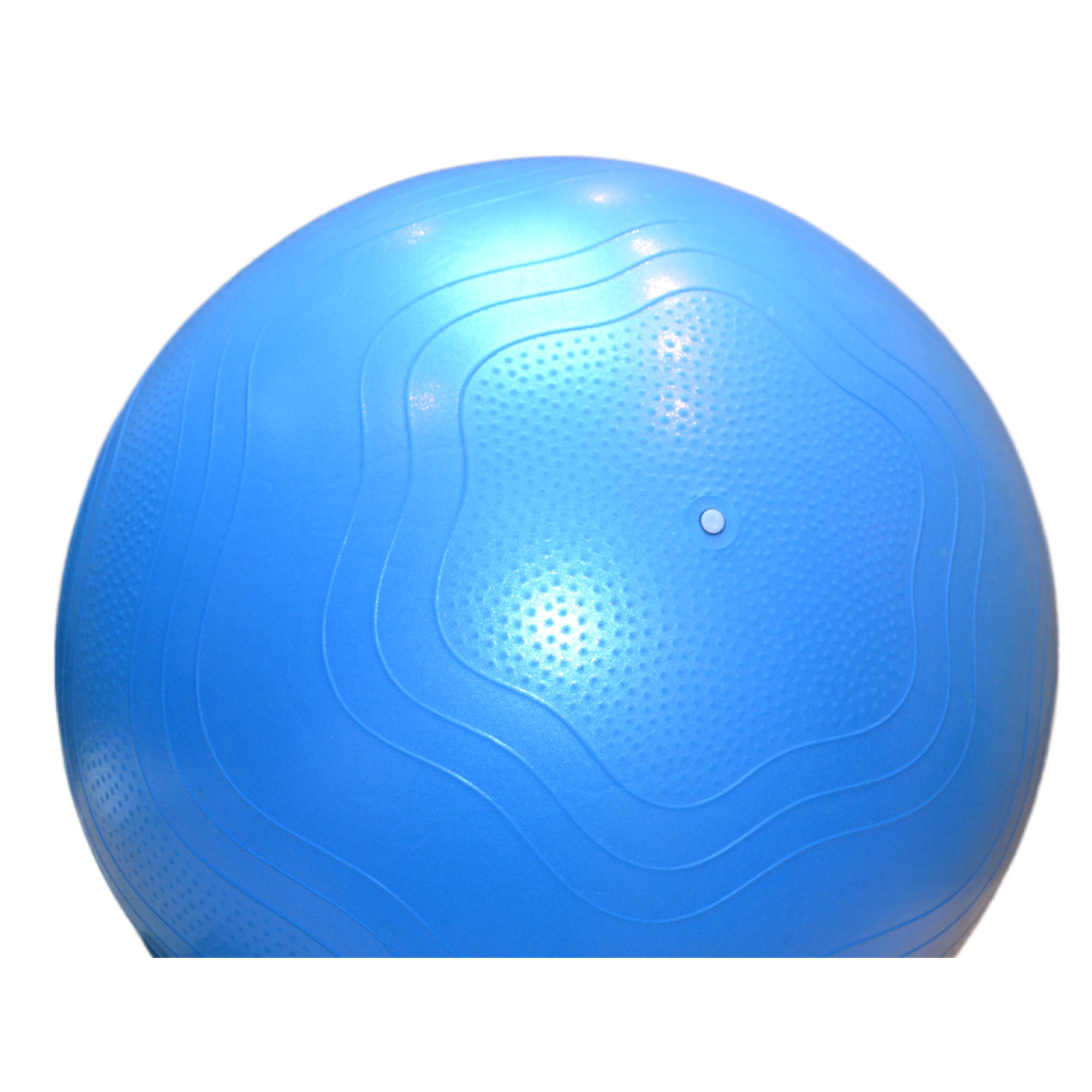 М'яч для фітнесу (фітбол) укріплений PowerPlay 4000 &Oslash;65 cm Premium Gymball Anti-Burst Синій + насос - 4 - Robinzon.ua