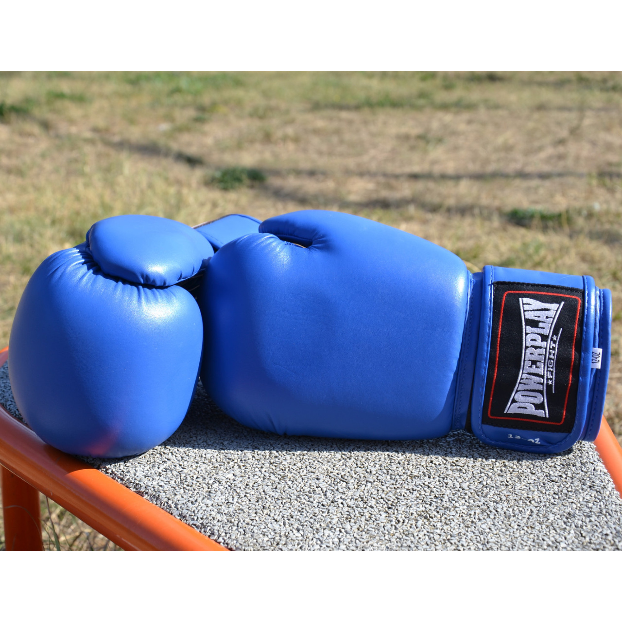 Боксерські рукавиці PowerPlay 3004 Сині 12 унцій - 4 - Robinzon.ua