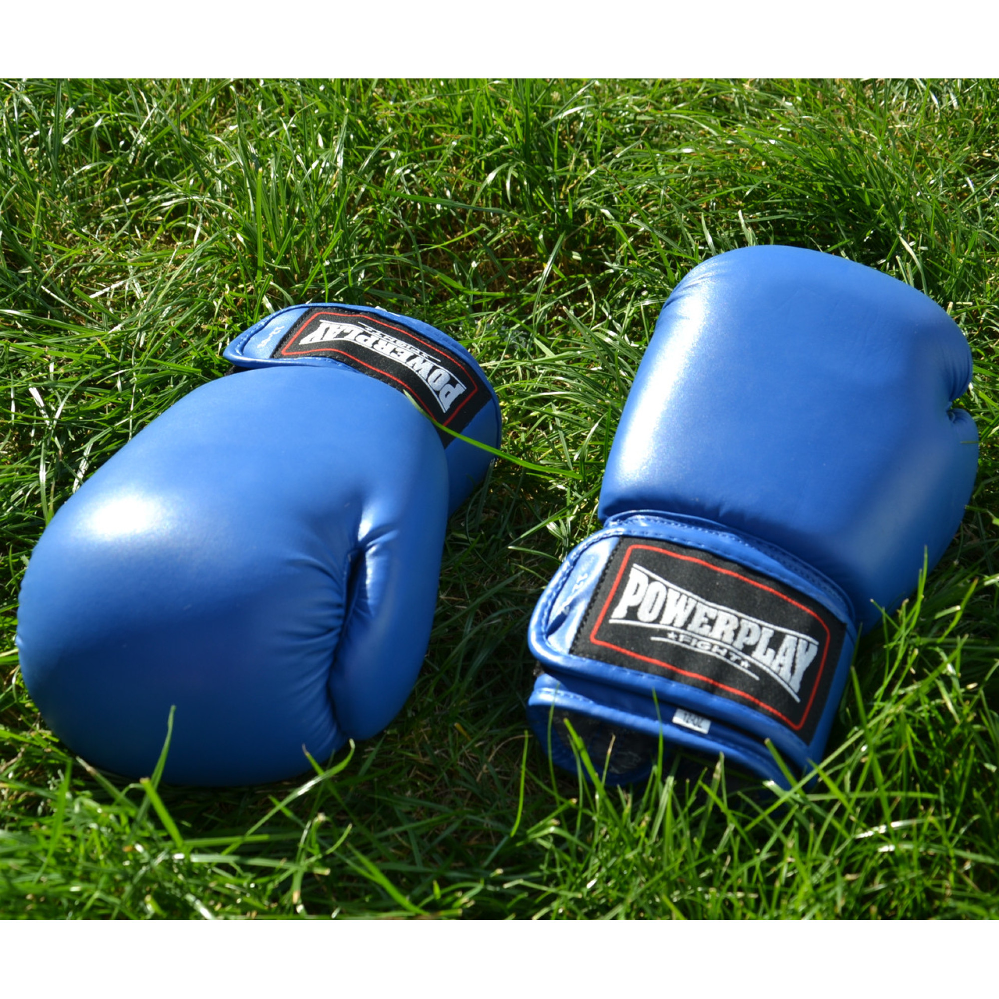 Боксерські рукавиці PowerPlay 3004 Сині 12 унцій - 6 - Robinzon.ua