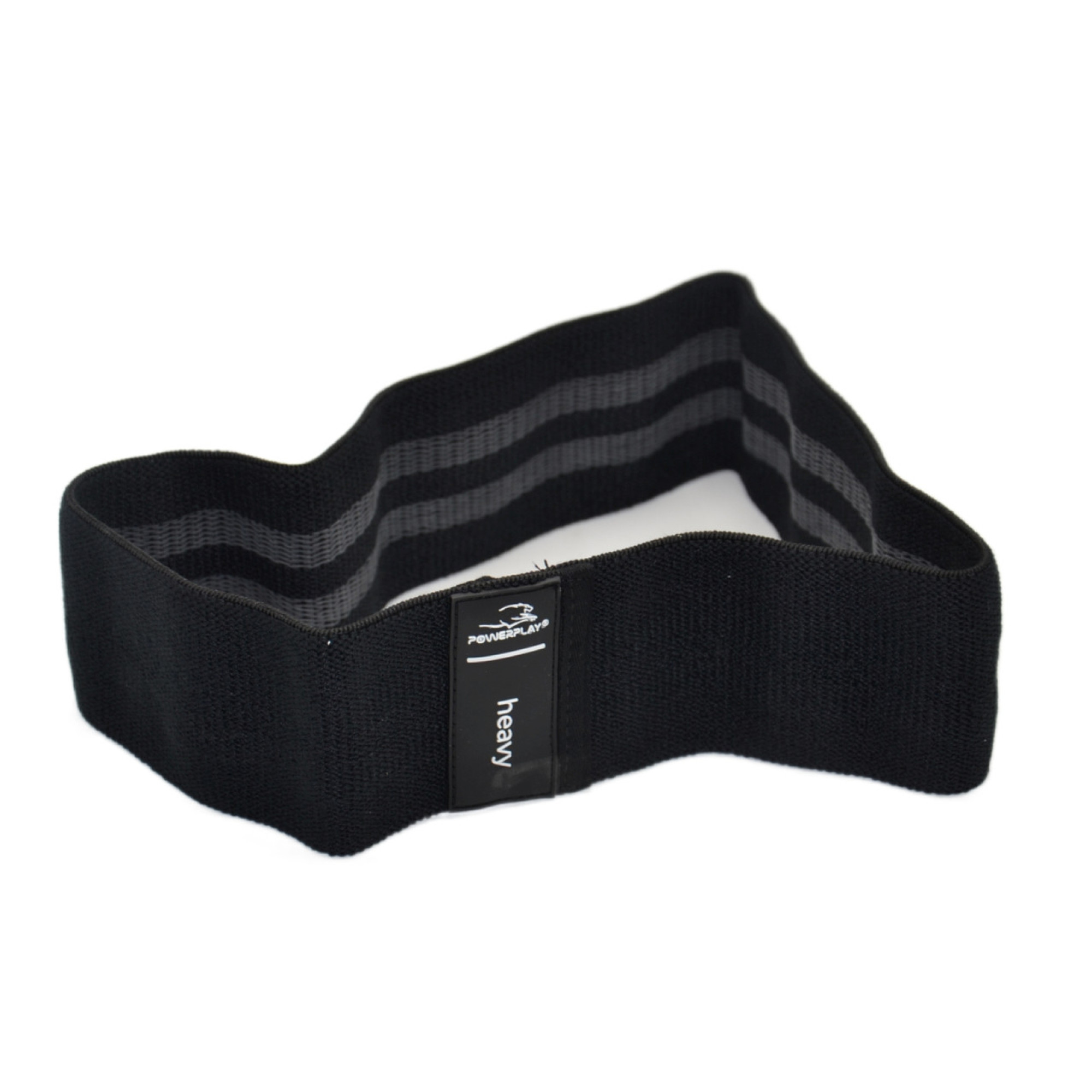 Резинка для фитнеса тканая PowerPlay 4111 L Черная (d_84cm) - 1 - Robinzon.ua