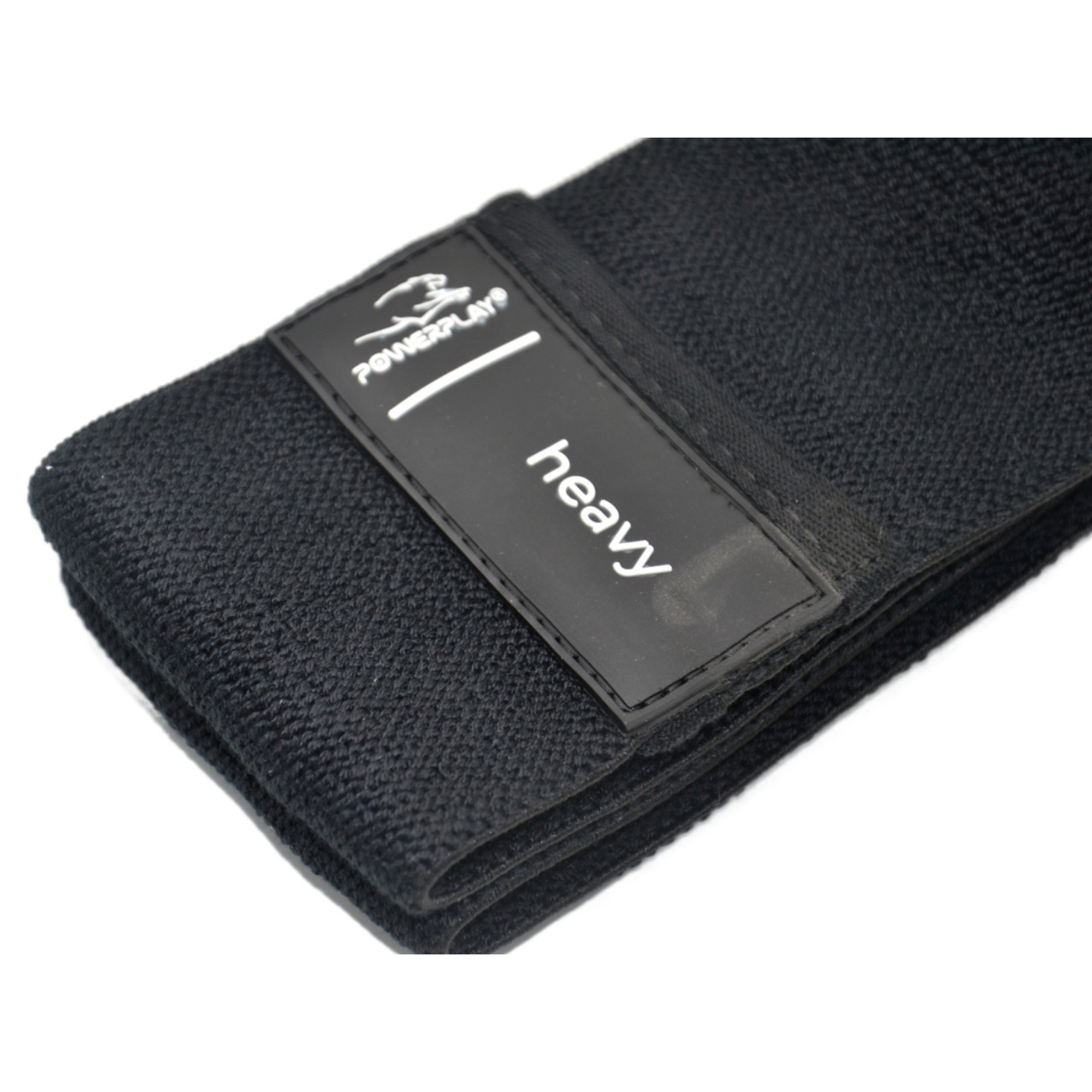 Резинка для фитнеса тканая PowerPlay 4111 L Черная (d_84cm) - 5 - Robinzon.ua