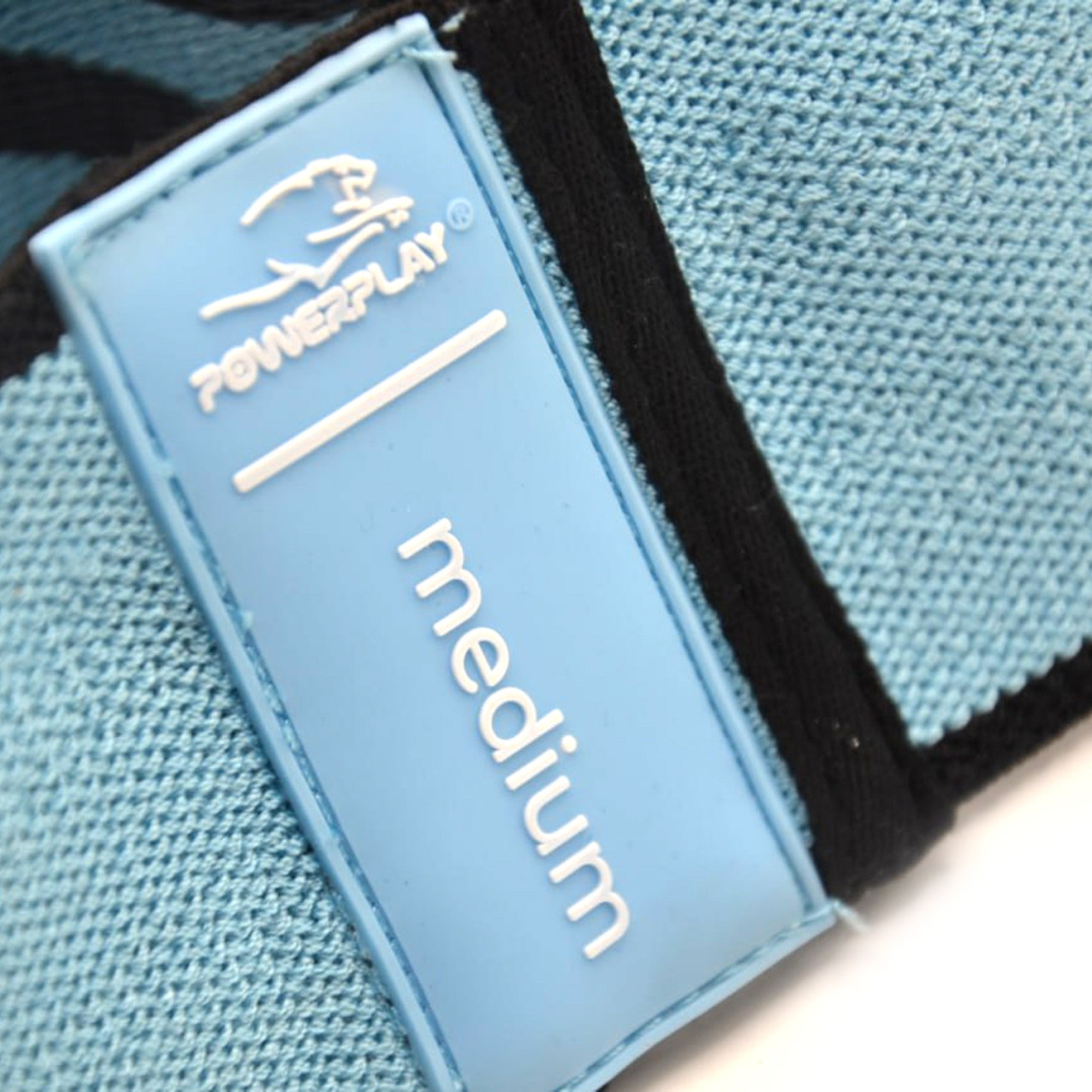 Гумка для фітнесу тканинна PowerPlay 4111 M Medium (d_76cm) блакитний - 4 - Robinzon.ua