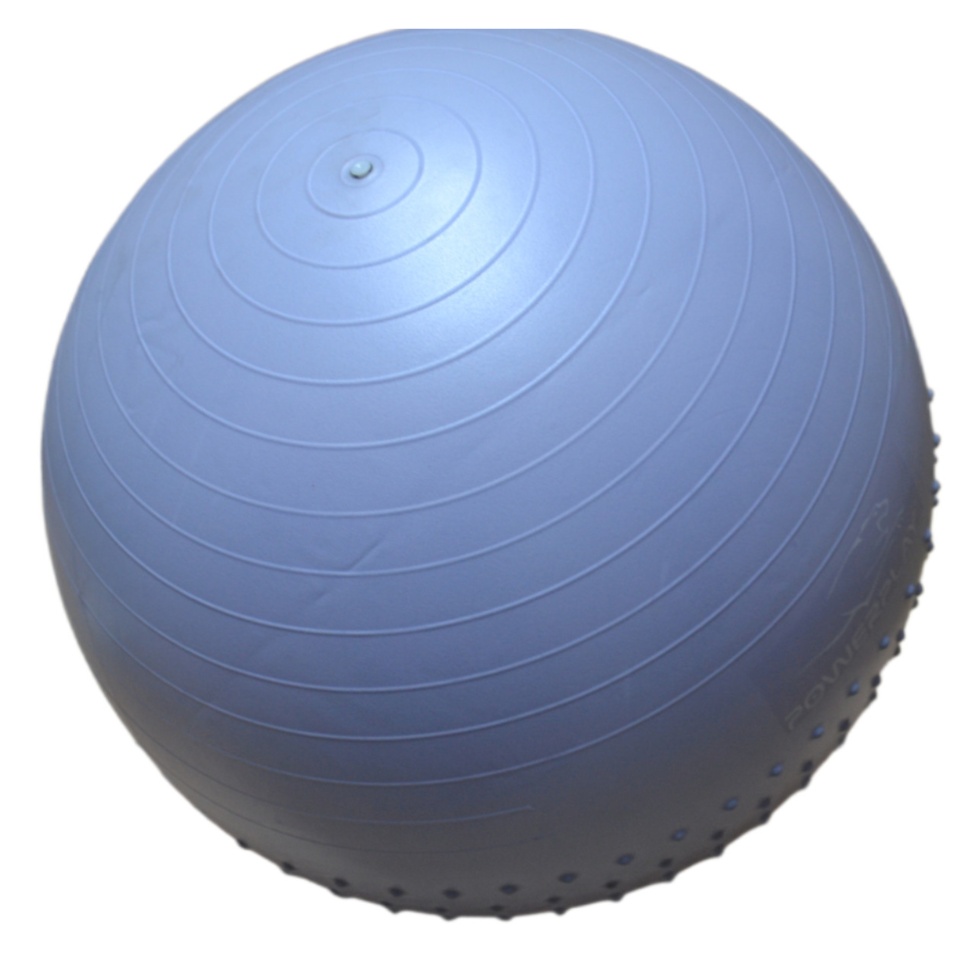 М'яч для фітнесу (фітбол) напівмасажний PowerPlay 4003 &Oslash;75 cm Gymball Sky Blue + насос - 6 - Robinzon.ua