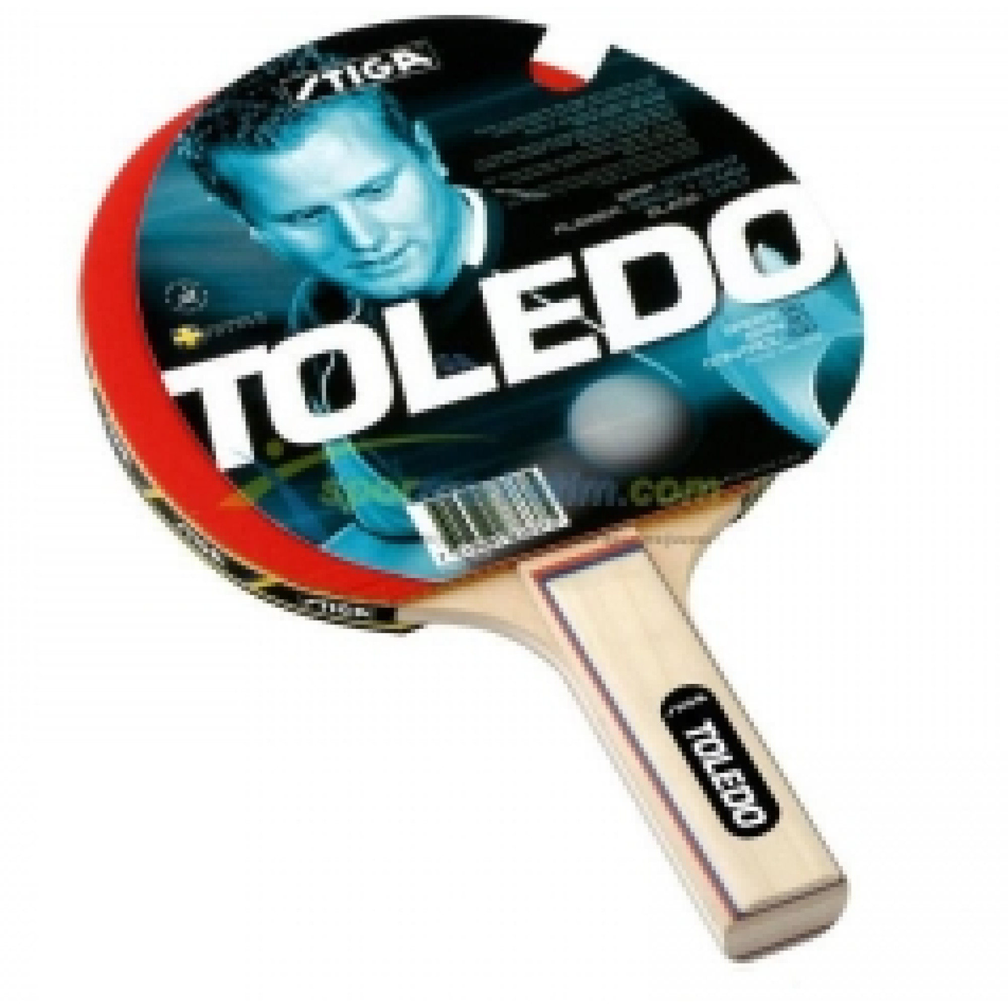 Ракетка для игры в настольный теннис Stiga Toledo, 1876-37 - 1 - Robinzon.ua