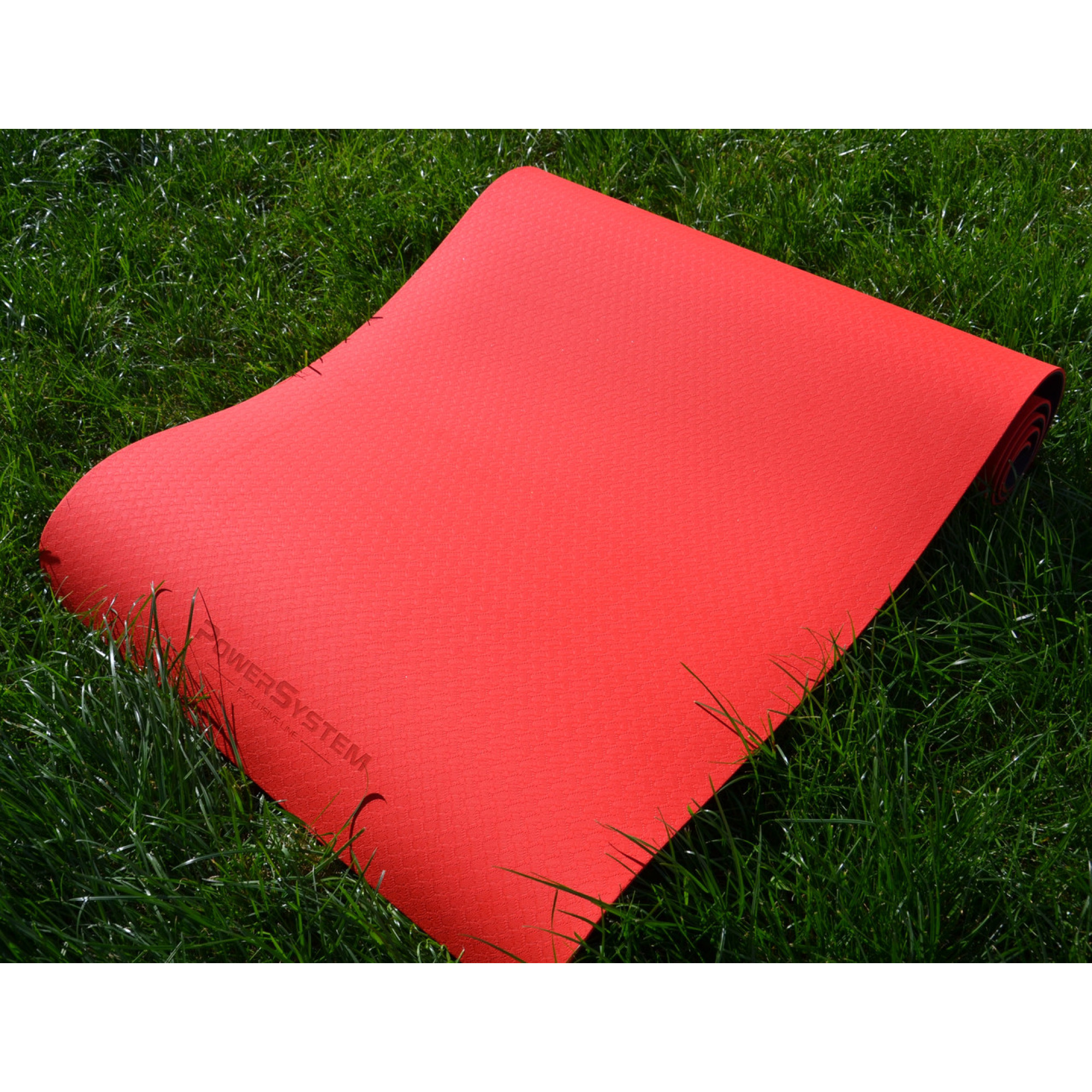 Коврик для йоги и фитнеса Power System Yoga Mat Premium PS-4060 Red - 6 - Robinzon.ua
