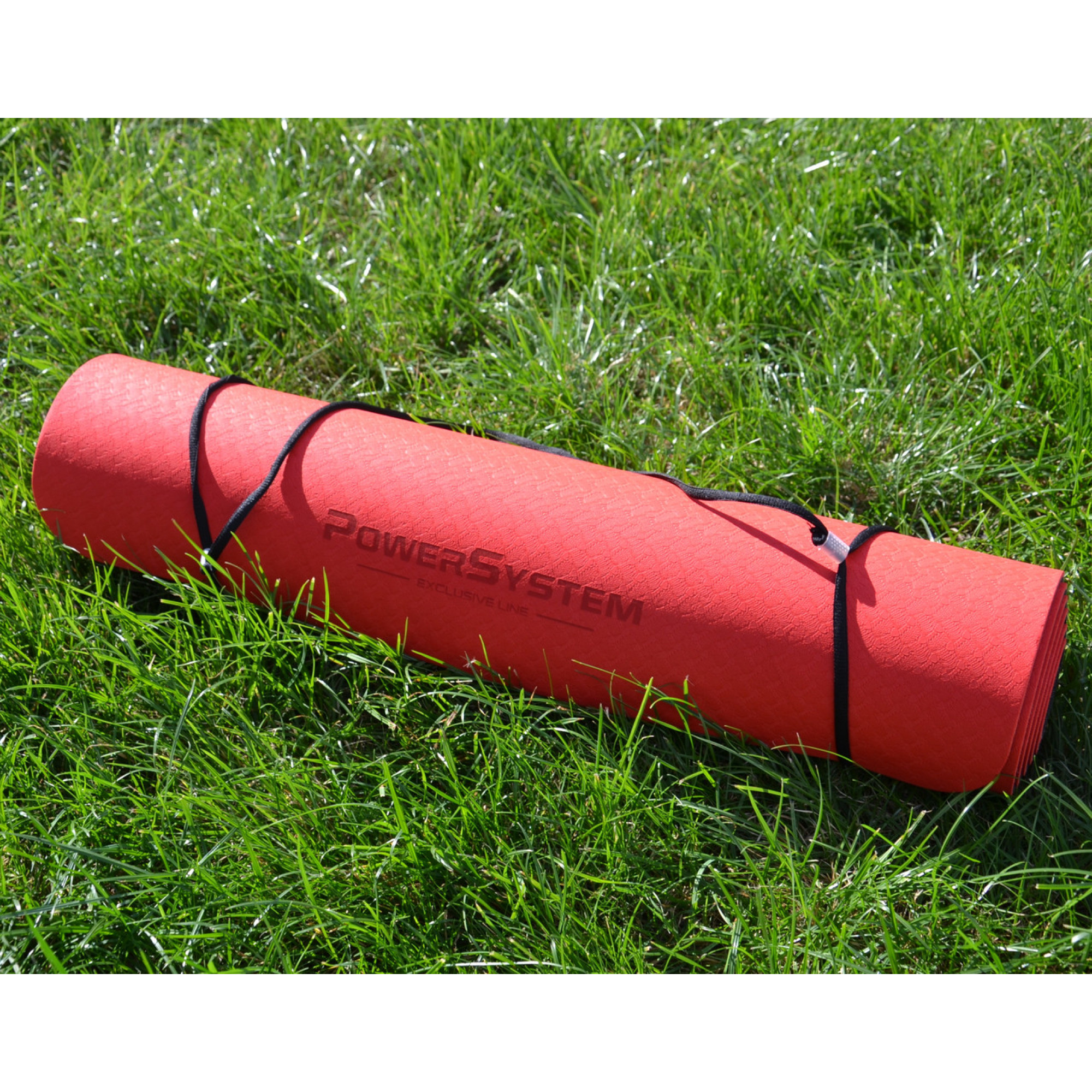 Коврик для йоги и фитнеса Power System Yoga Mat Premium PS-4060 Red - 5 - Robinzon.ua