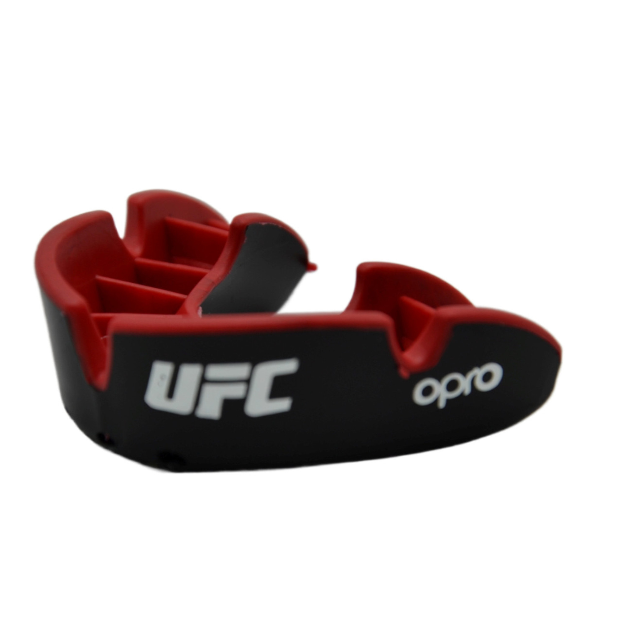 Капа боксерская OPRO Silver UFC Hologram взрослая (возраст 11+) Black/Red (ufc.102514001) - 5 - Robinzon.ua