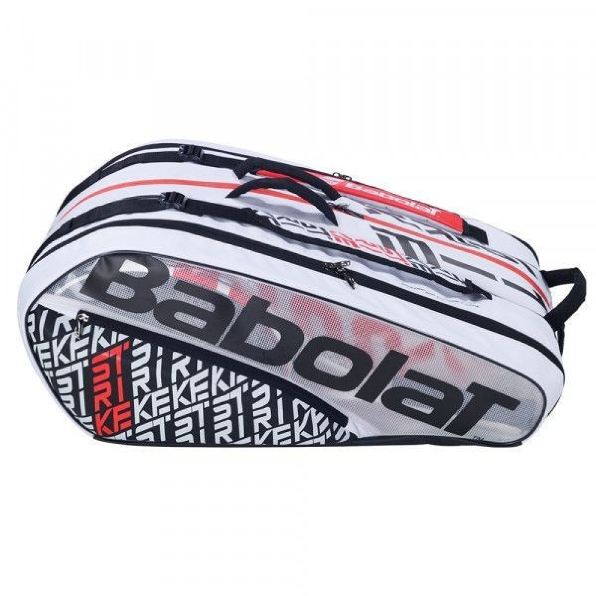 Чехол для тенісних ракеток Babolat RH X12 PURE STRIKE (12 ракеток) Білий/Червоний (751201/149) - 2 - Robinzon.ua