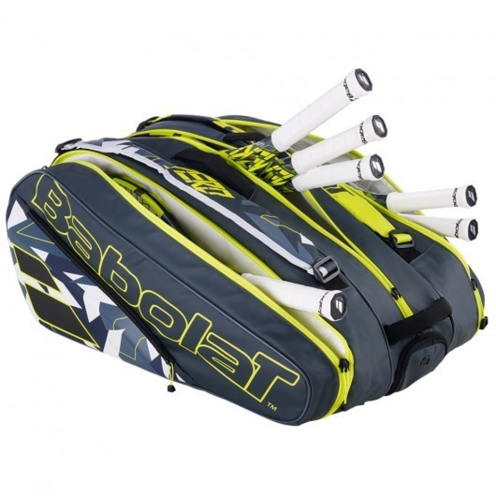 Чохол Babolat RH X 12 Pure Aero GREY/YELLOW/WHITE 751221/370 - 2 - Robinzon.ua
