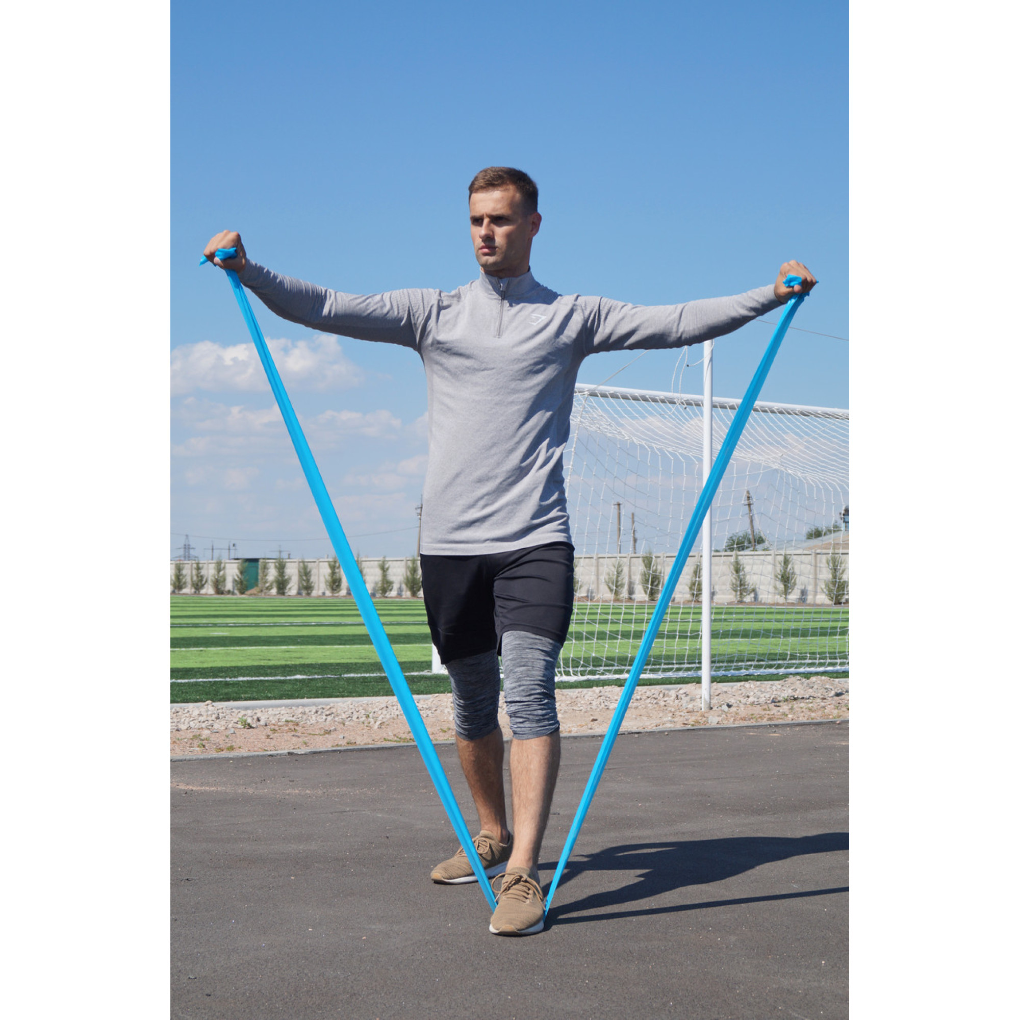 Стрічка-еспандер для фітнесу та реабілітації PowerPlay 4112 0.4мм MediBand Light Синя (6.8 кг) - 6 Стрічка-еспандер для фітнесу та реабілітації PowerPlay 4112 0.4мм MediBand Light Синя (6.8 кг) - 6 - Robinzon.ua