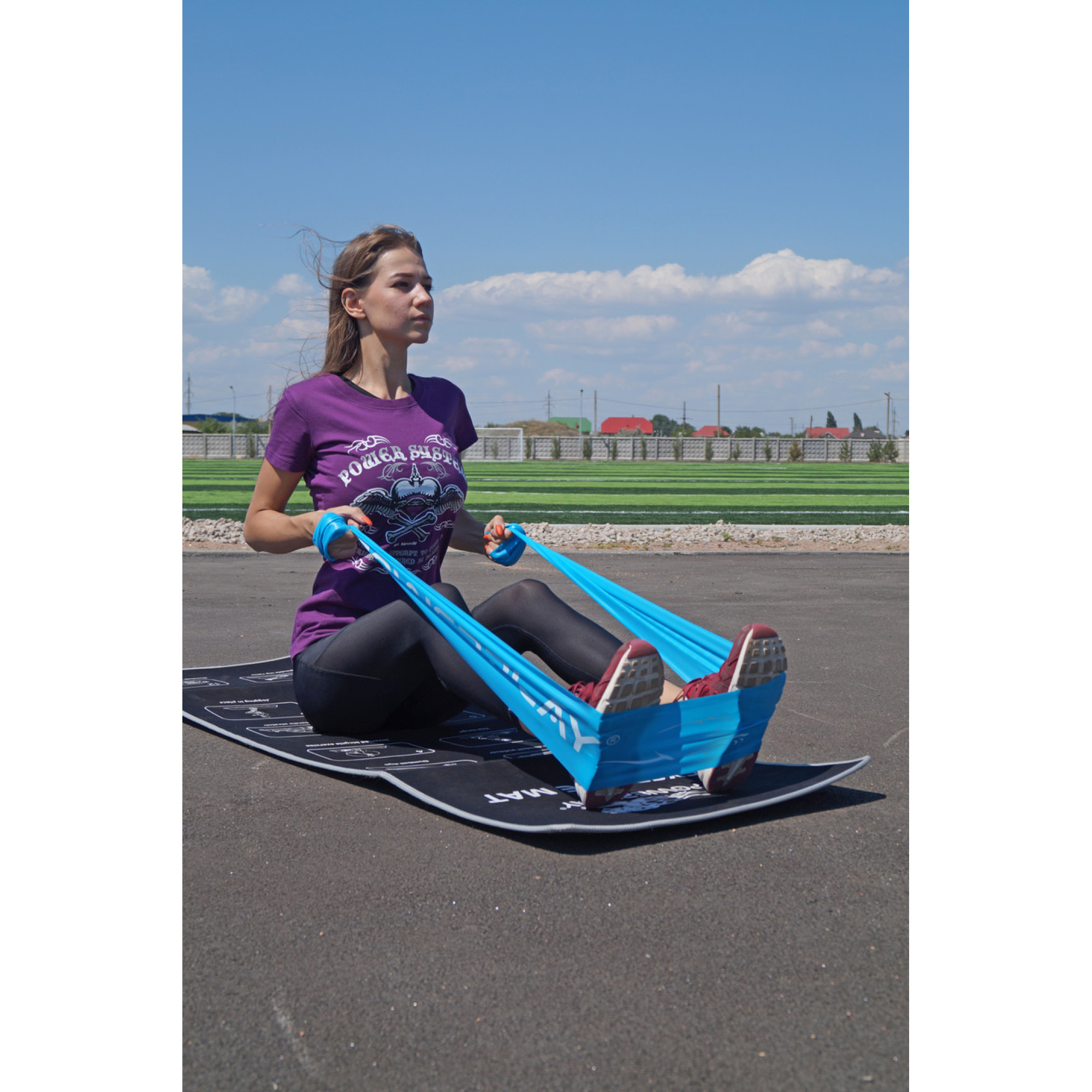 Стрічка-еспандер для фітнесу та реабілітації PowerPlay 4112 0.4мм MediBand Light Синя (6.8 кг) - 4 Стрічка-еспандер для фітнесу та реабілітації PowerPlay 4112 0.4мм MediBand Light Синя (6.8 кг) - 4 - Robinzon.ua