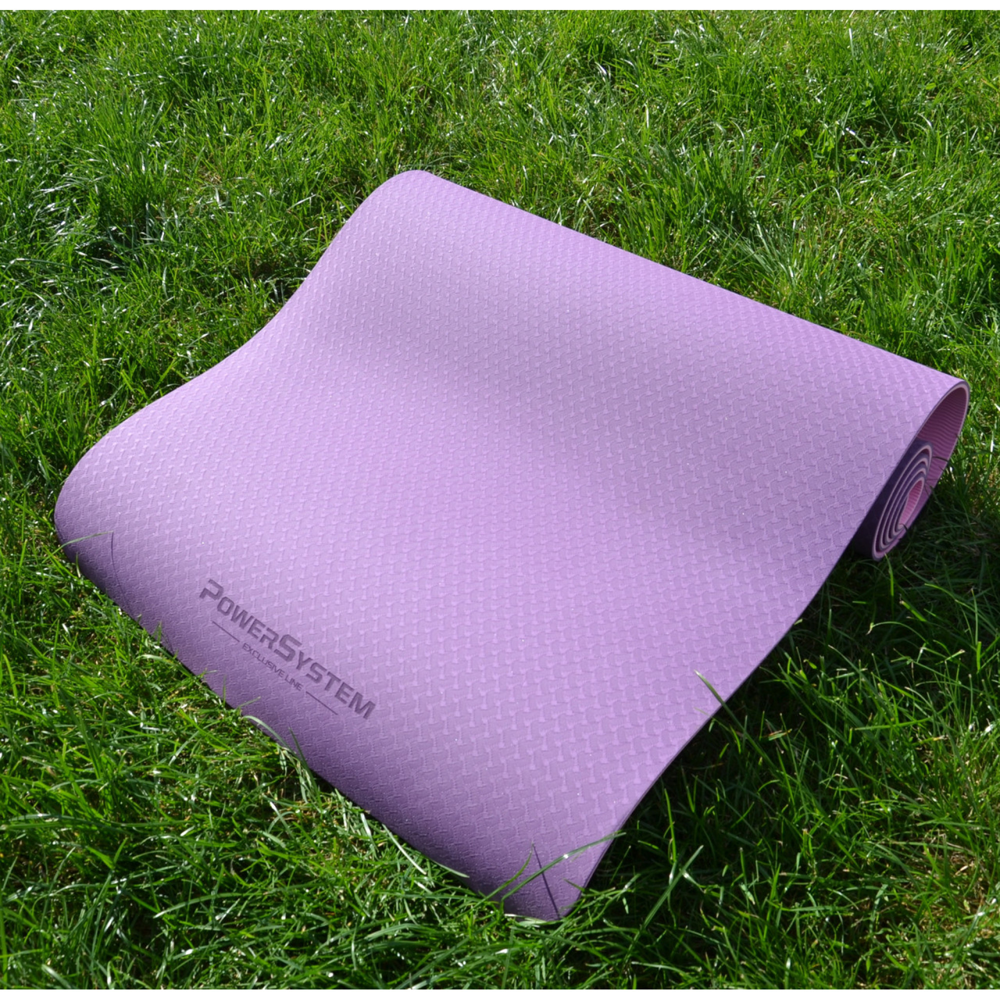 Коврик для йоги и фитнеса Power System PS-4060 TPE Yoga Mat Premium Purple (183х61х0.6) - 3 Коврик для йоги и фитнеса Power System PS-4060 TPE Yoga Mat Premium Purple (183х61х0.6) - 3 - Robinzon.ua