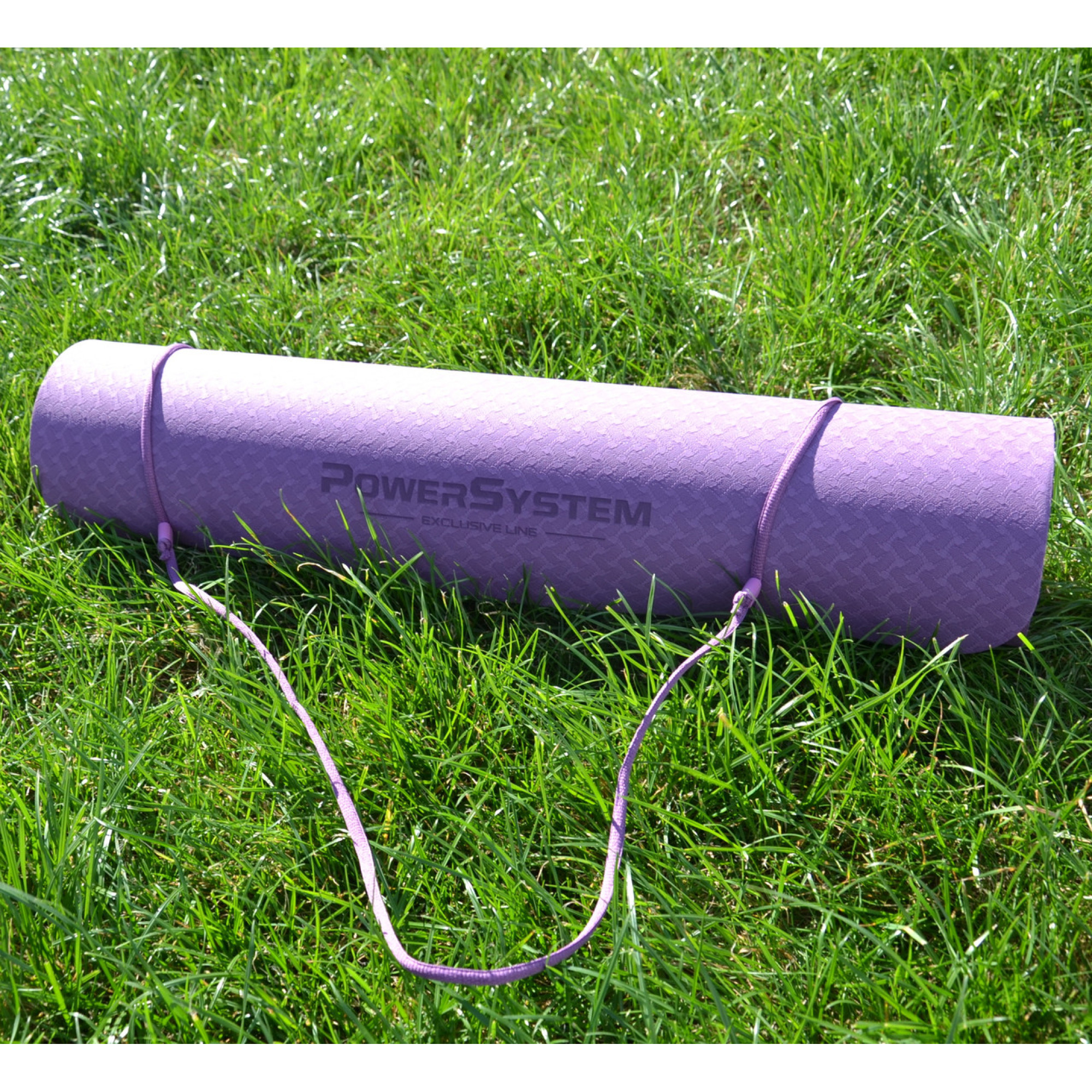 Коврик для йоги и фитнеса Power System PS-4060 TPE Yoga Mat Premium Purple (183х61х0.6) - 2 Коврик для йоги и фитнеса Power System PS-4060 TPE Yoga Mat Premium Purple (183х61х0.6) - 2 - Robinzon.ua