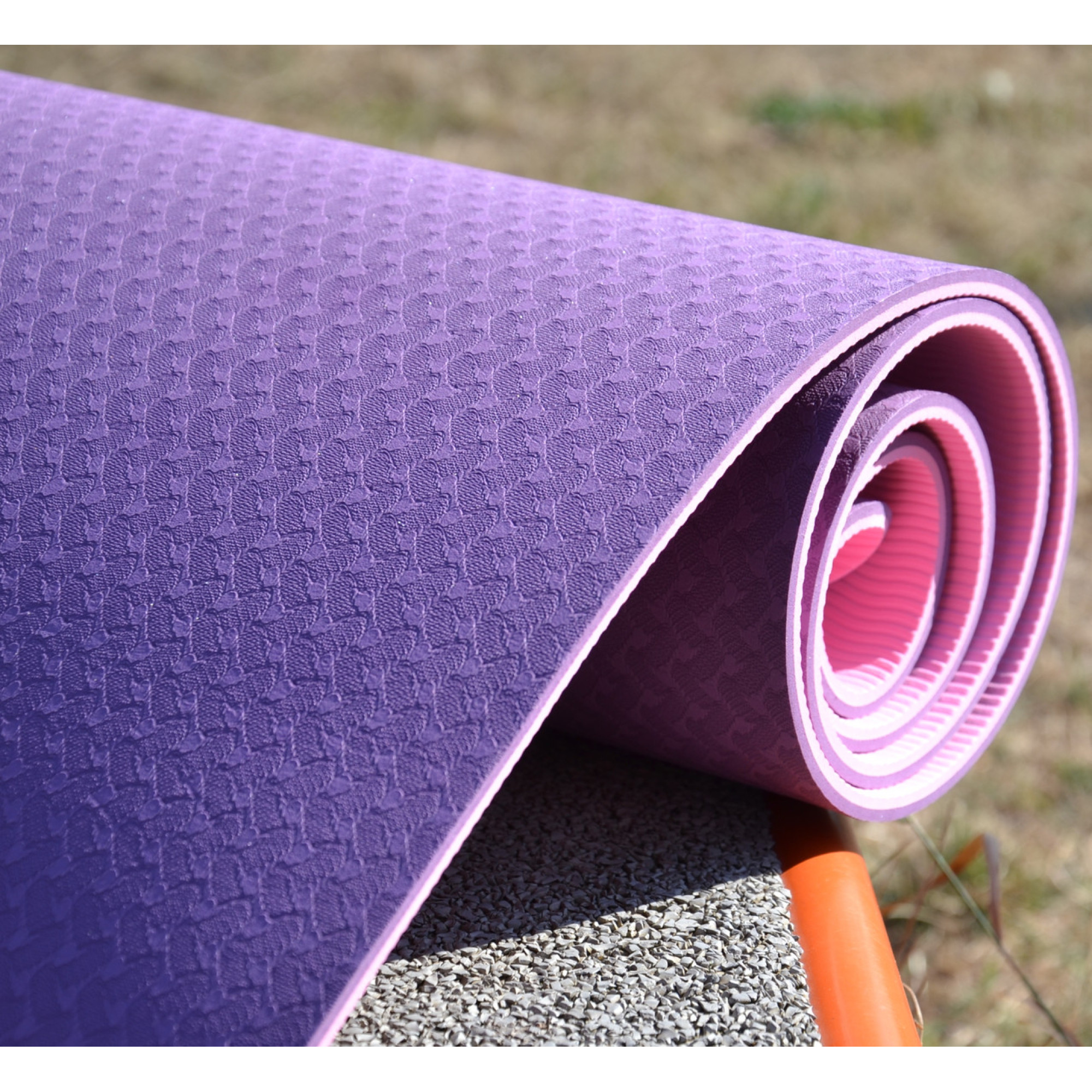 Коврик для йоги и фитнеса Power System PS-4060 TPE Yoga Mat Premium Purple (183х61х0.6) - 4 Коврик для йоги и фитнеса Power System PS-4060 TPE Yoga Mat Premium Purple (183х61х0.6) - 4 - Robinzon.ua