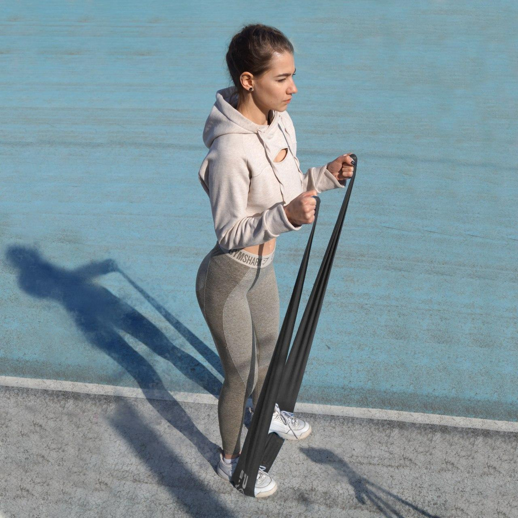 Стрічка-еспандер для спорту та реабілітації Power System PS-4123 Flat Stretch Band Level 3 Black (12-15кг.) - 6 - Robinzon.ua