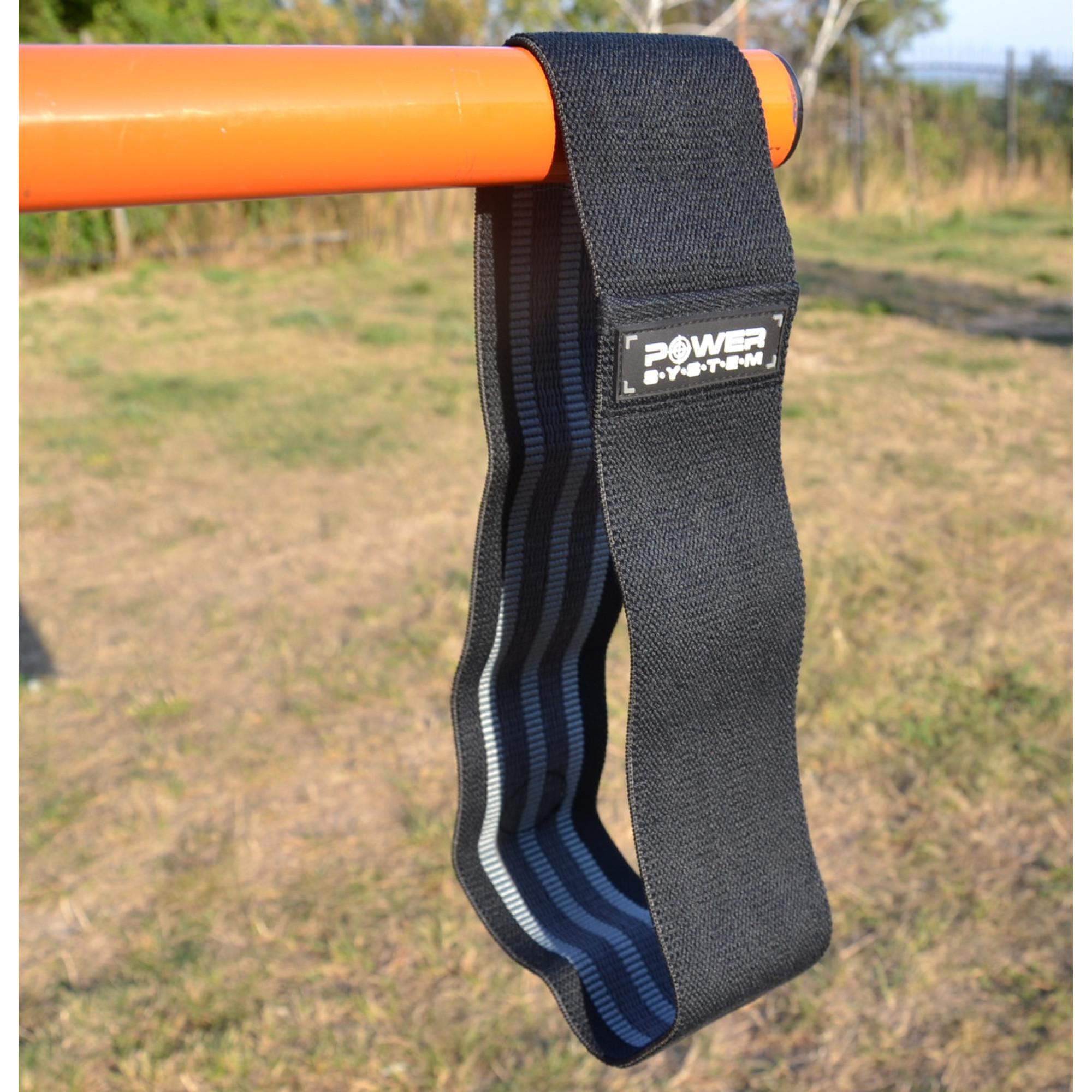 Тканева гумка для фітнесу та спорту Power System PS-4093 Booty Band LVL 3 Black/Grey (d_94 см. 6-12кг.) - 4 - Robinzon.ua