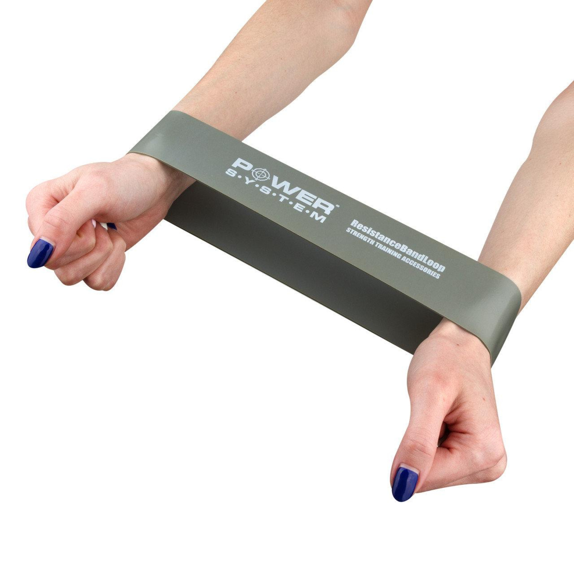 Резинка для фітнесу Power System PS-4063 Flex Loop Strong Grey (опір 23кг.) - 1 - Robinzon.ua