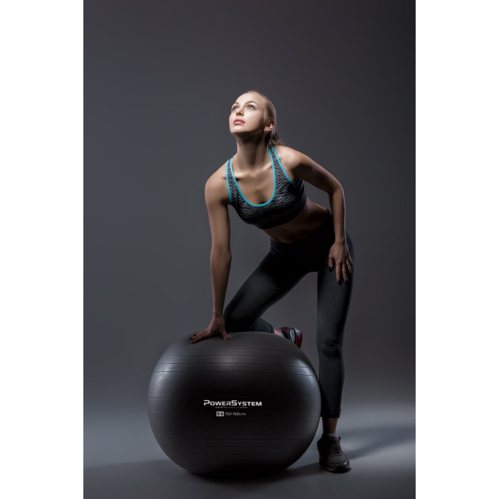 М'яч для фітнесу (фітбол) Power System PS-4011 Ø55 cm PRO Gymball Black - 1 М'яч для фітнесу (фітбол) Power System PS-4011 Ø55 cm PRO Gymball Black - 1 - Robinzon.ua