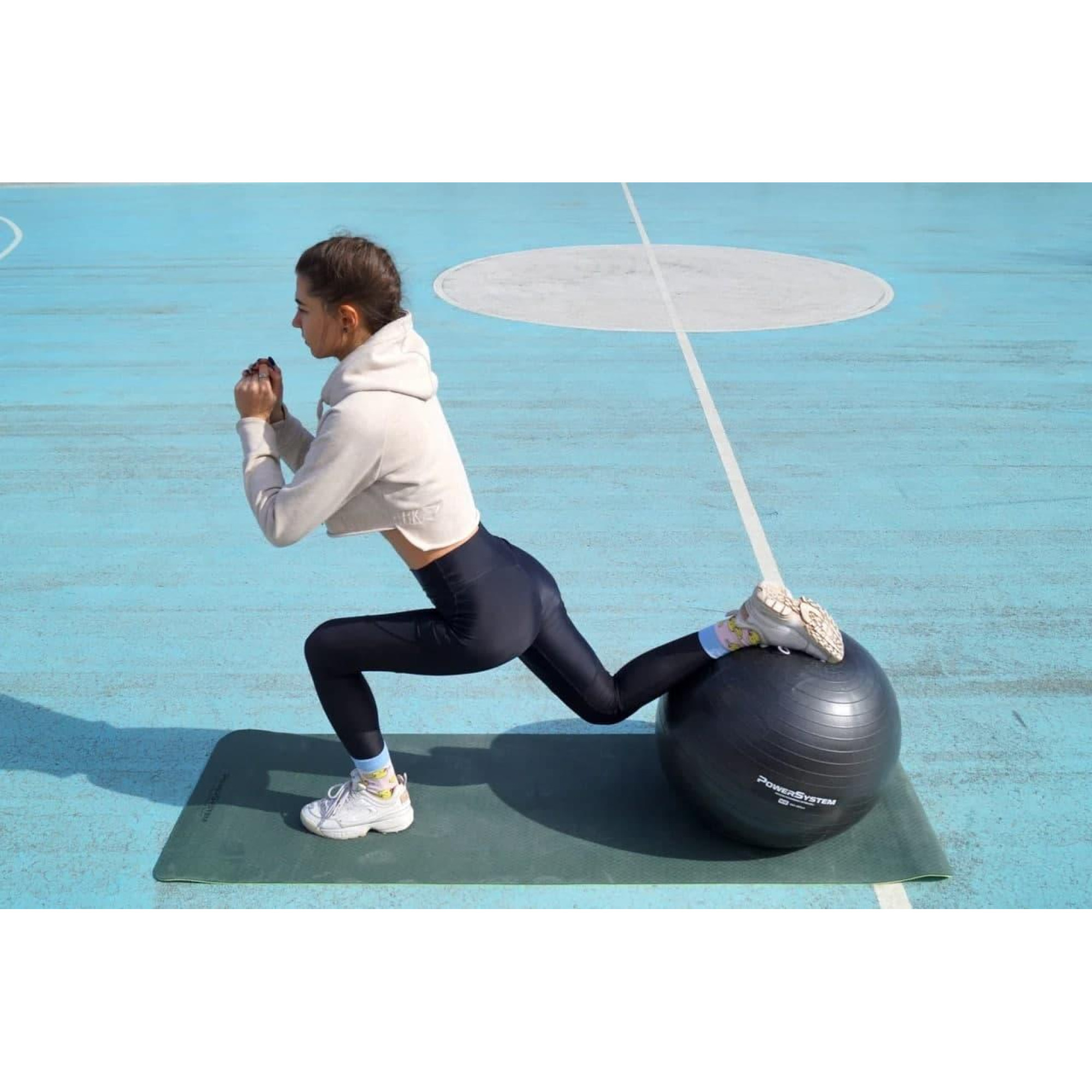 М'яч для фітнесу (фітбол) Power System PS-4011 Ø55 cm PRO Gymball Black - 5 М'яч для фітнесу (фітбол) Power System PS-4011 Ø55 cm PRO Gymball Black - 5 - Robinzon.ua