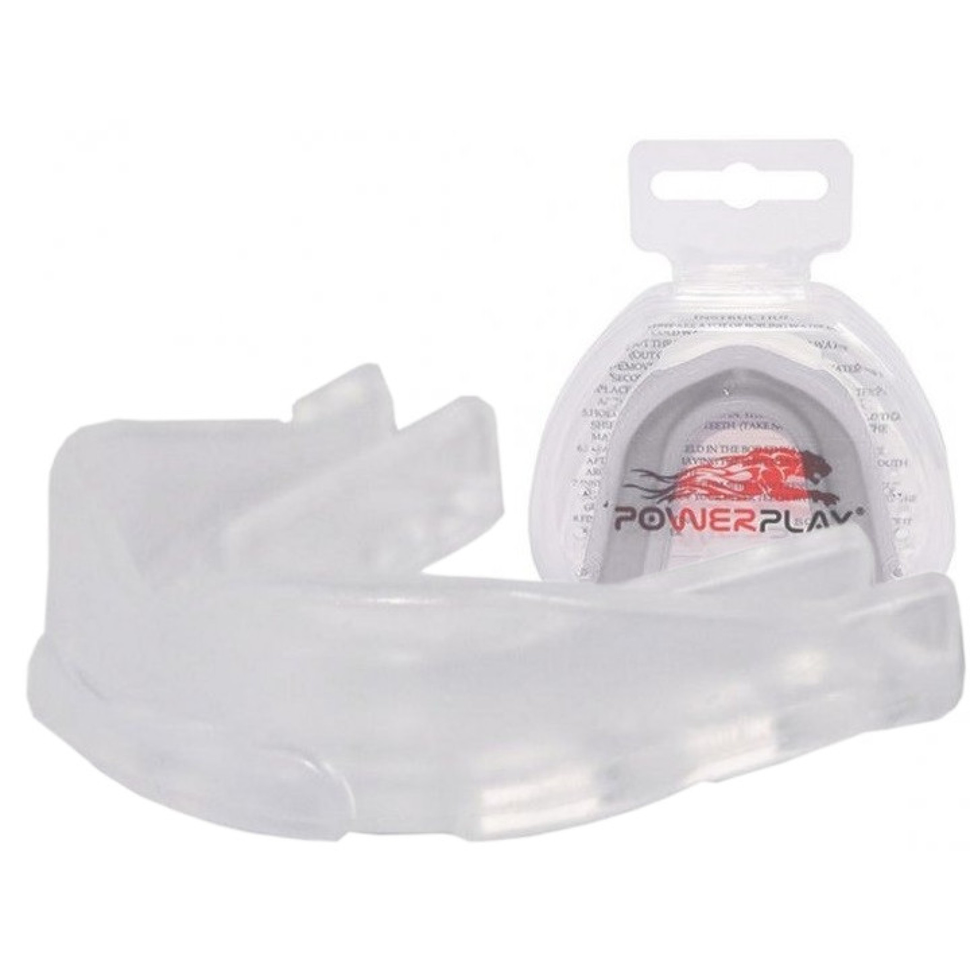 Капа боксерська PowerPlay 3306 JR дитяча (вік до 10) прозора з смаком лемону - Robinzon.ua