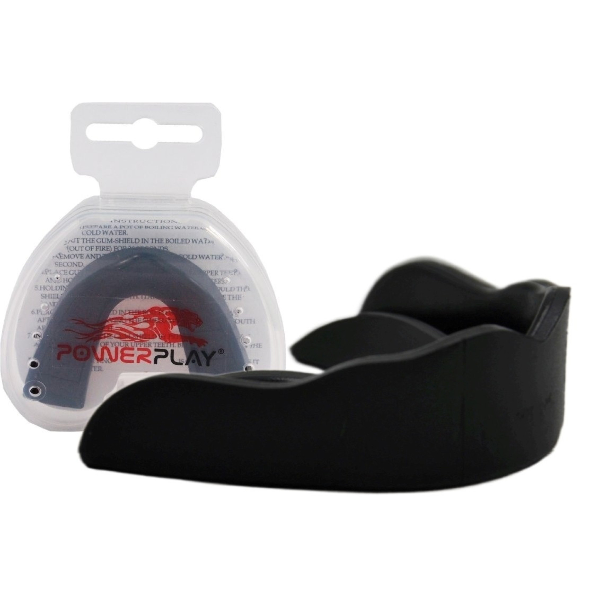 Капа боксерская PowerPlay 3317 SR взрослая (возраст 11+) черная - 2 - Robinzon.ua