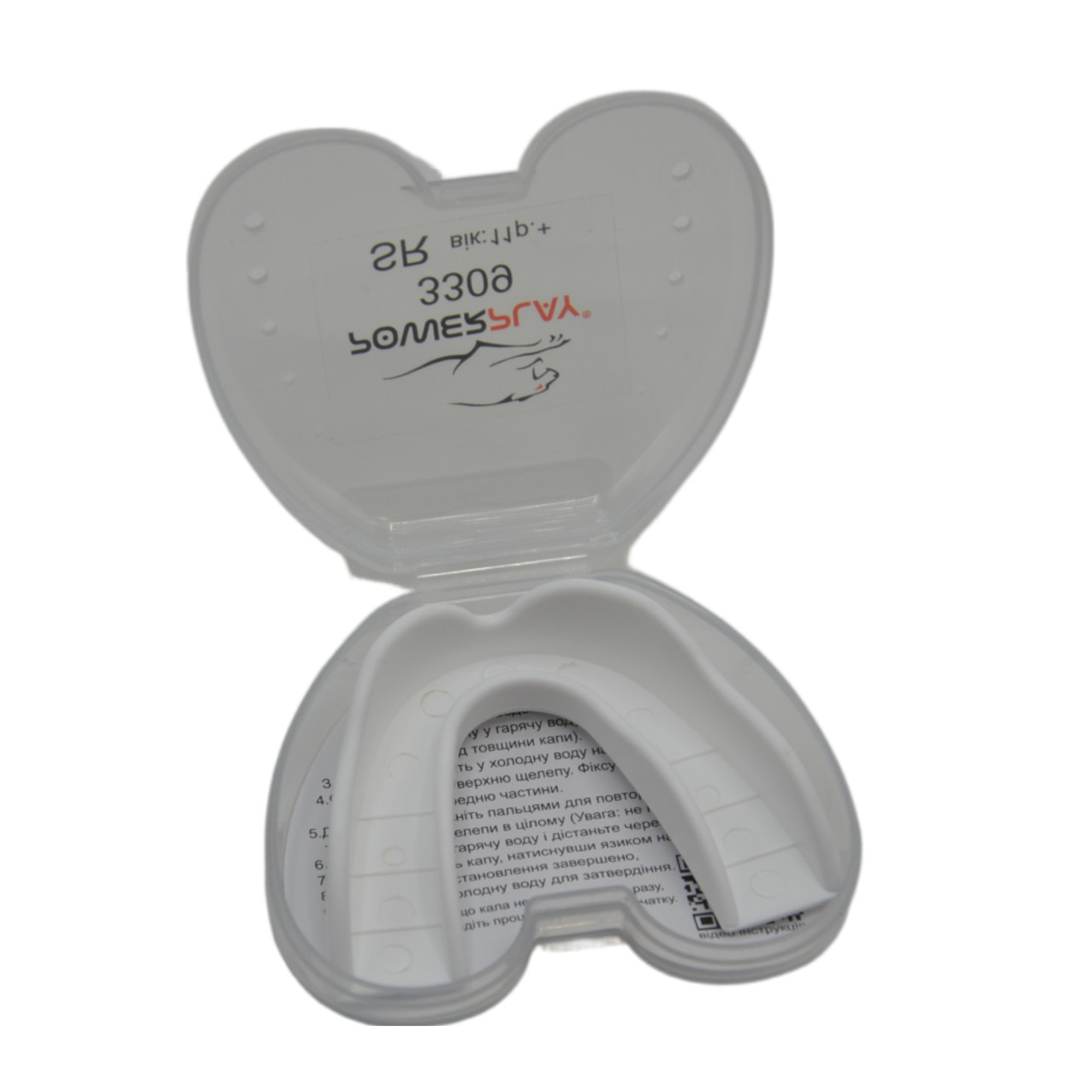 Капа боксерская PowerPlay 3309 SR взрослая (возраст 11+) белая - 5 - Robinzon.ua