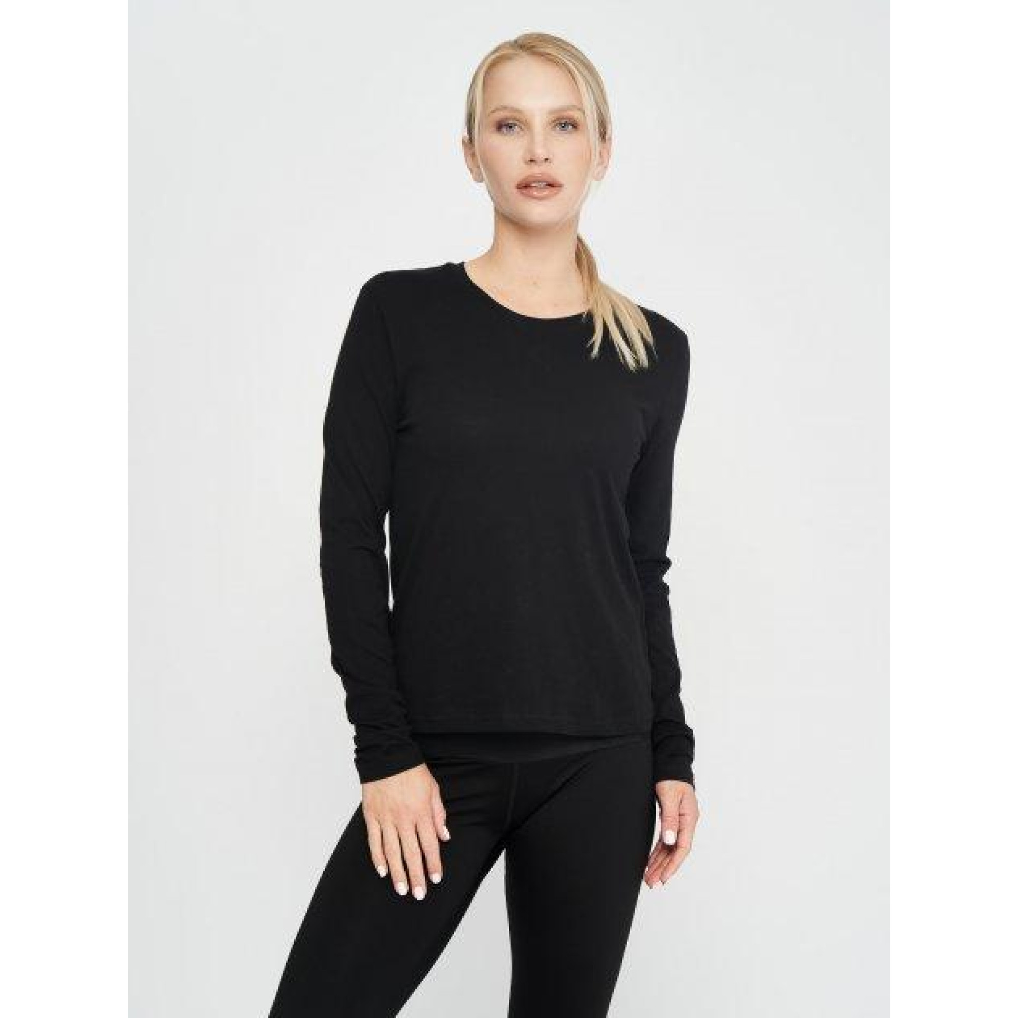 Жіночий лонгслів Joma ORGANIC Чорний M (901611.100) - Robinzon.ua