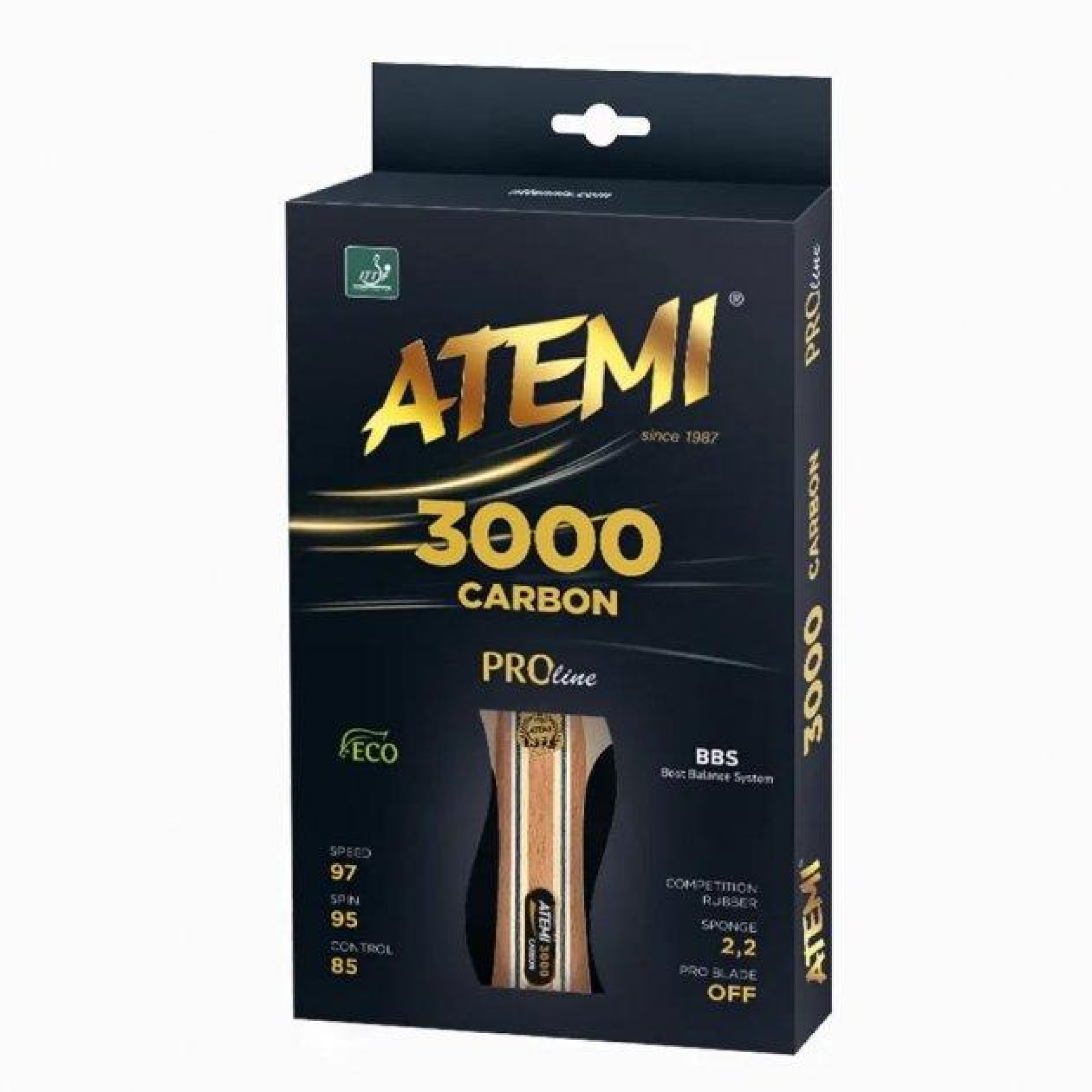 Ракетка для настольного тенниса ATEMI PRO 3000 (A3000PL) - 2 - Robinzon.ua