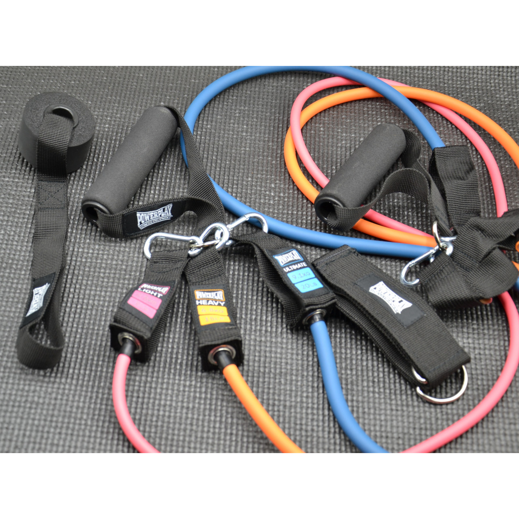 Набір трубчастих еспандерів PowerPlay PP-4101 Expander Tube Set 3шт. (до 18,2 кг.) - 6 - Robinzon.ua