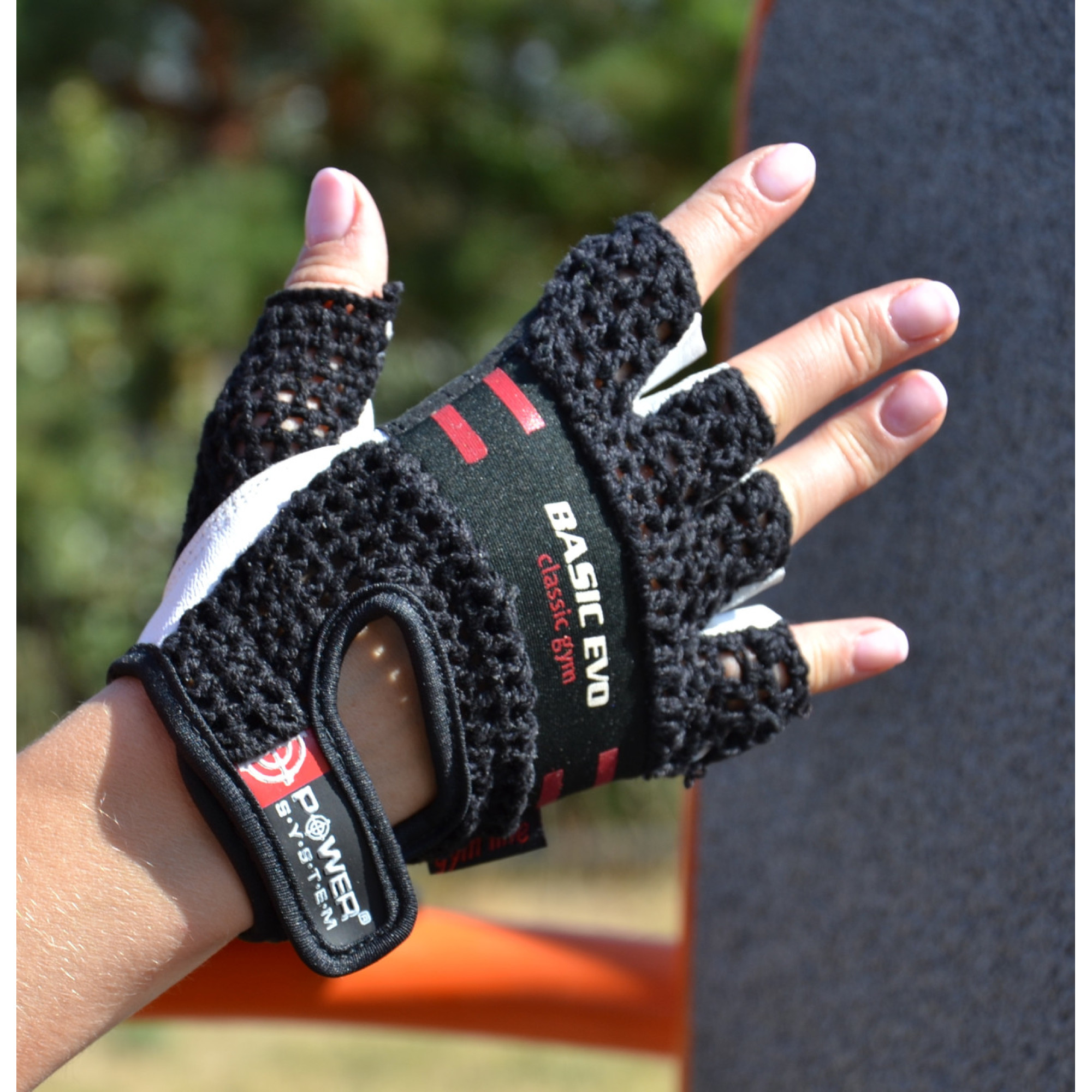 Рукавички для фітнесу і важкої атлетики Power System PS-2100 Basic EVO Black/Red Line XXL - 4 - Robinzon.ua